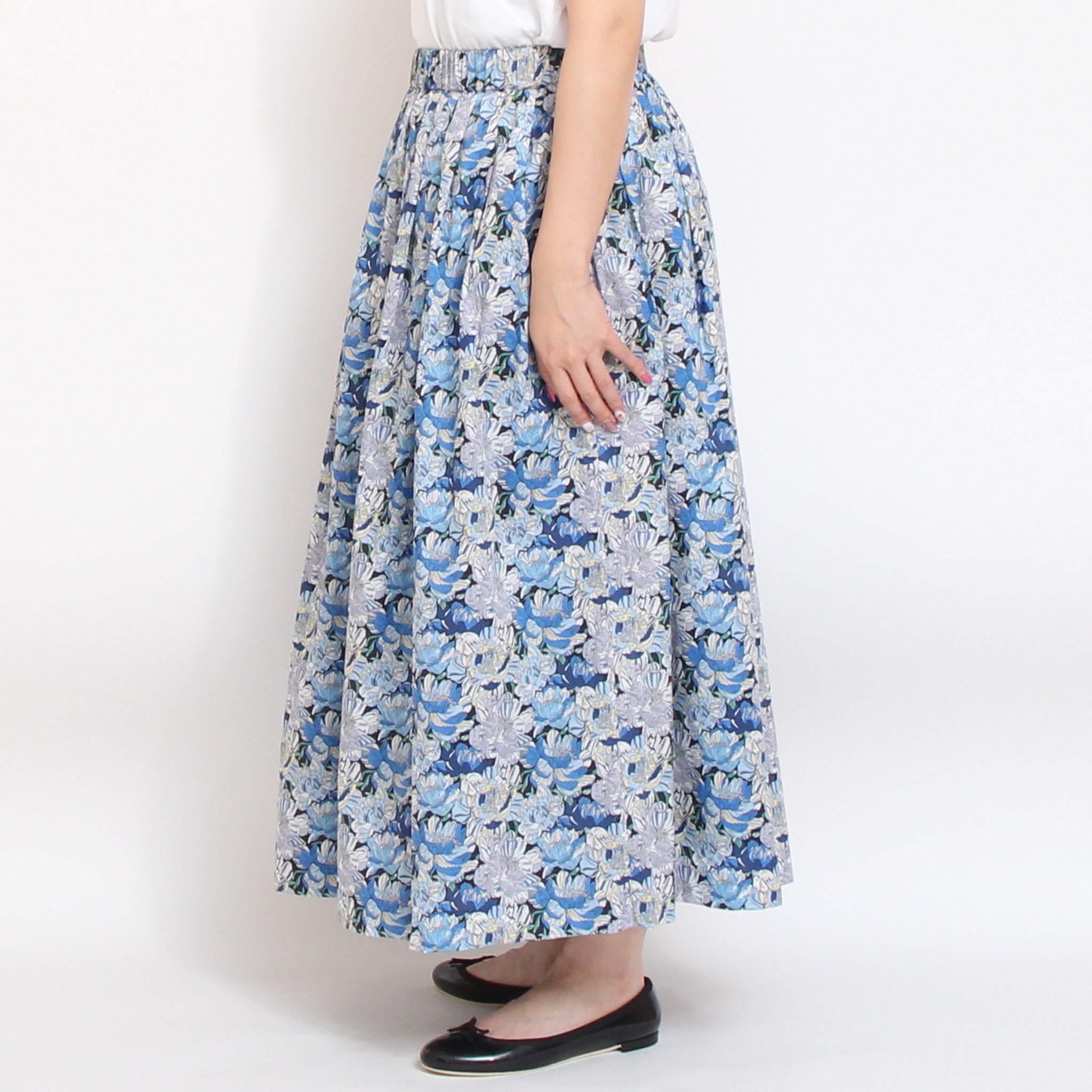 【本店限定商品】sosotto LIBERTYタックギャザースカート