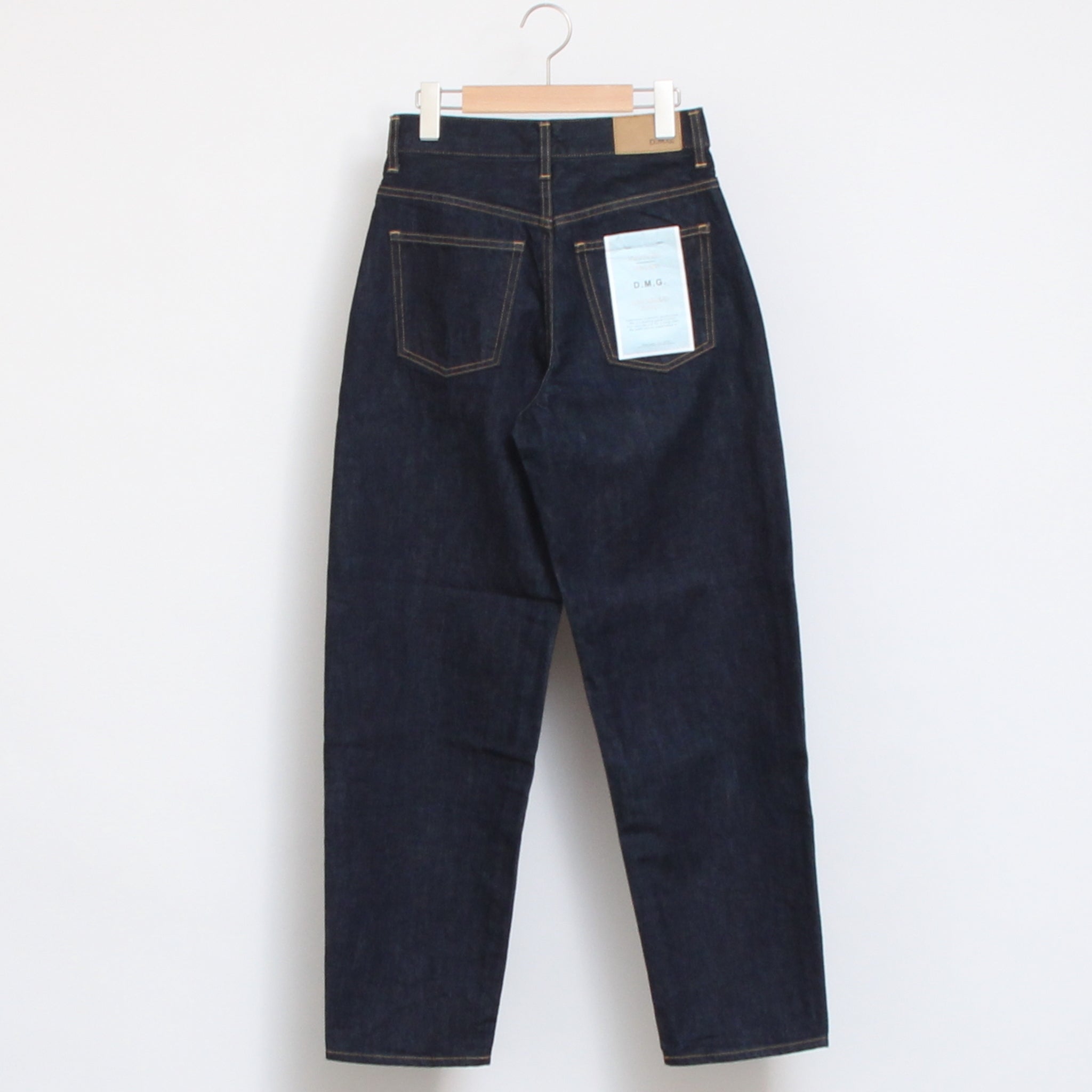 D.M.Gカーブラインデニムパンツ(ONE WASH)