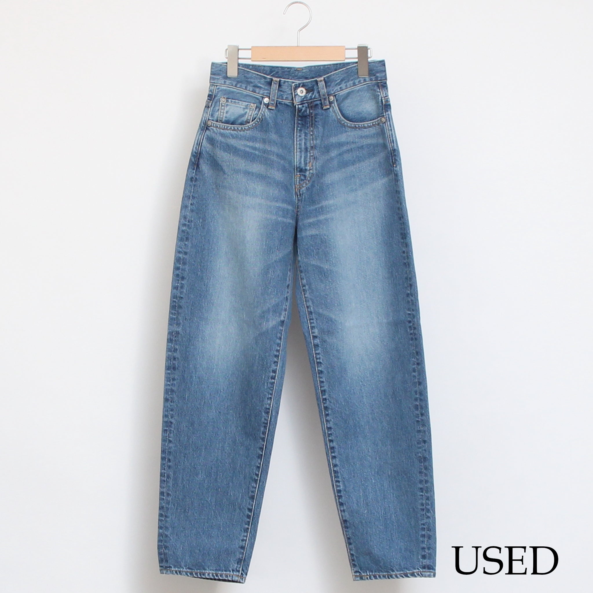 D.M.Gカーブラインデニムパンツ(USED)