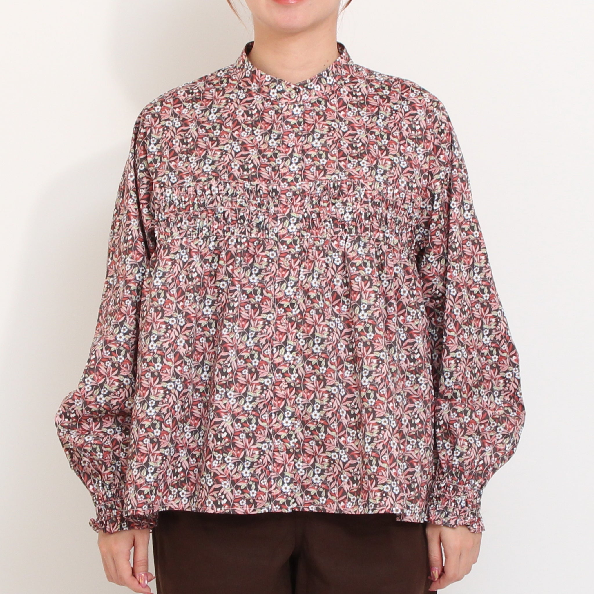 【本店限定商品】sosotto LIBERTYセパレイトカラーシャツ