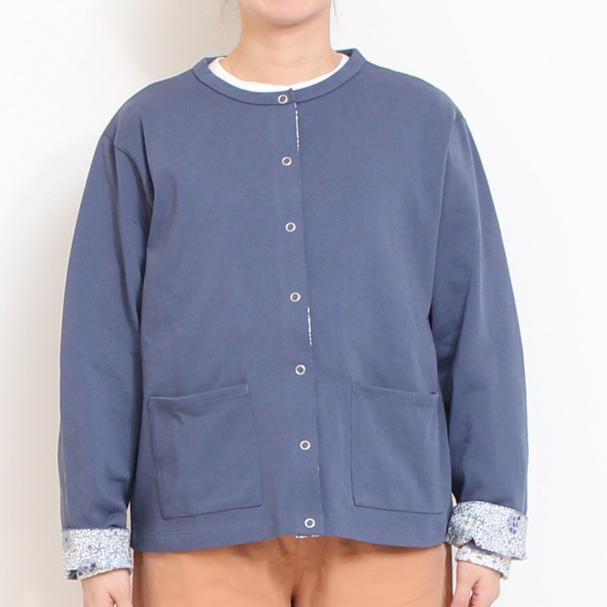 【ラスト１点ずつ】sosotto LIBERTY使いカーディガン71123