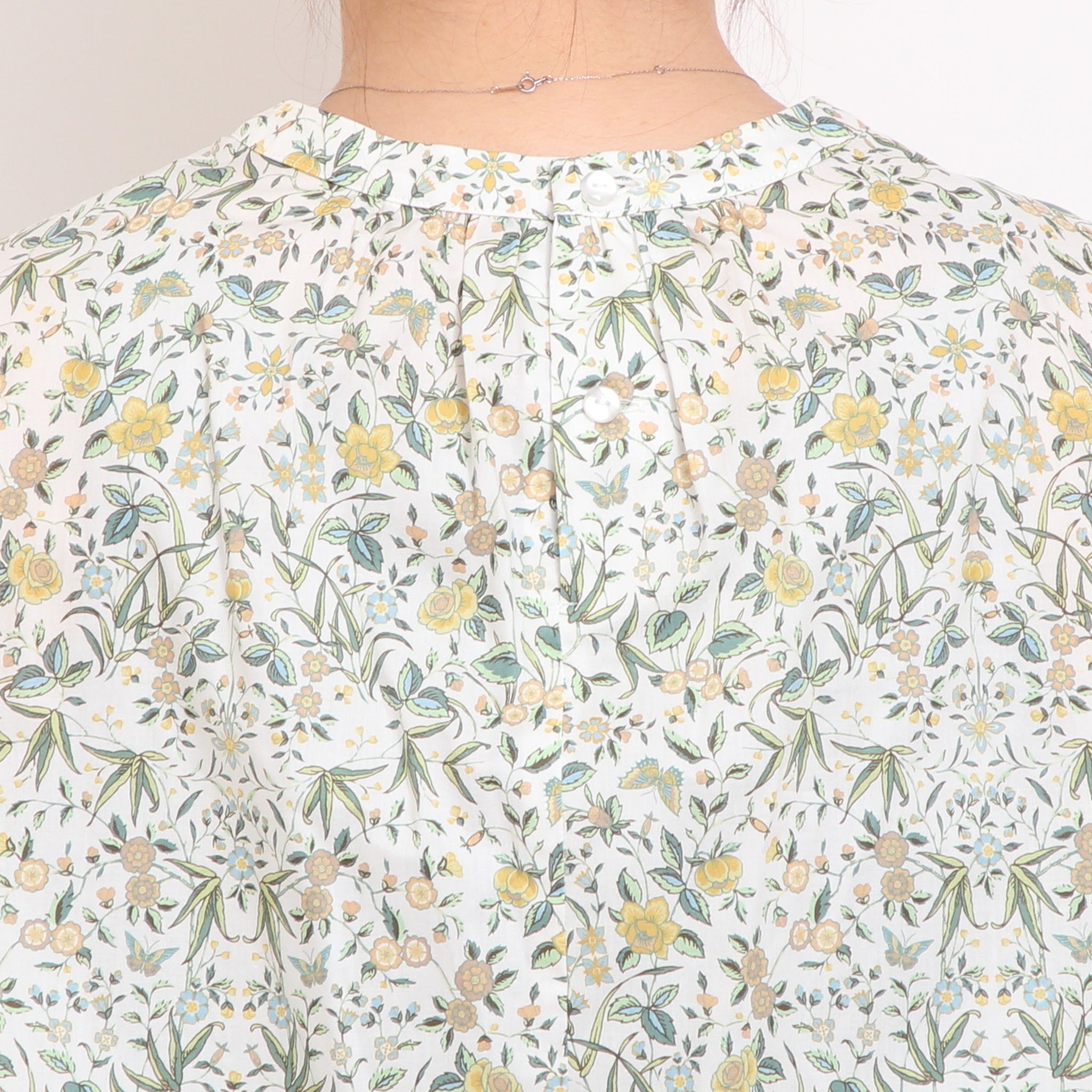 【本店限定商品】LIBERTYスタンド半袖Tシャツブラウス