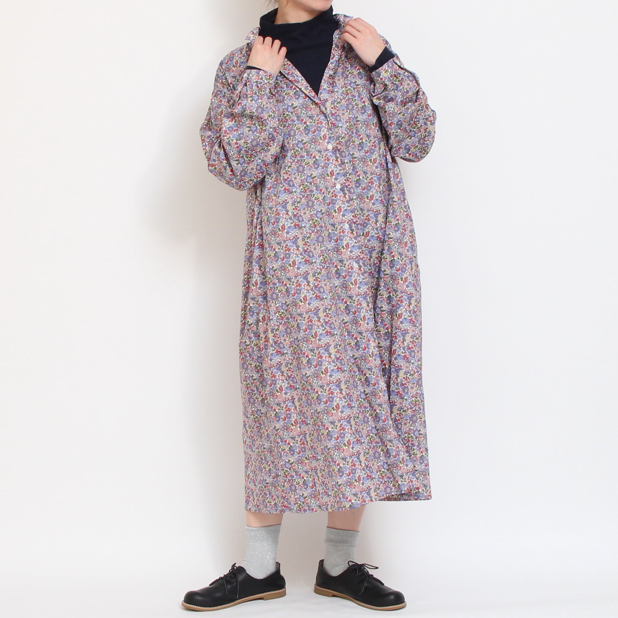 【NAVYのみ 残り僅か】to touchラフィーコットンスタンドTシャツ