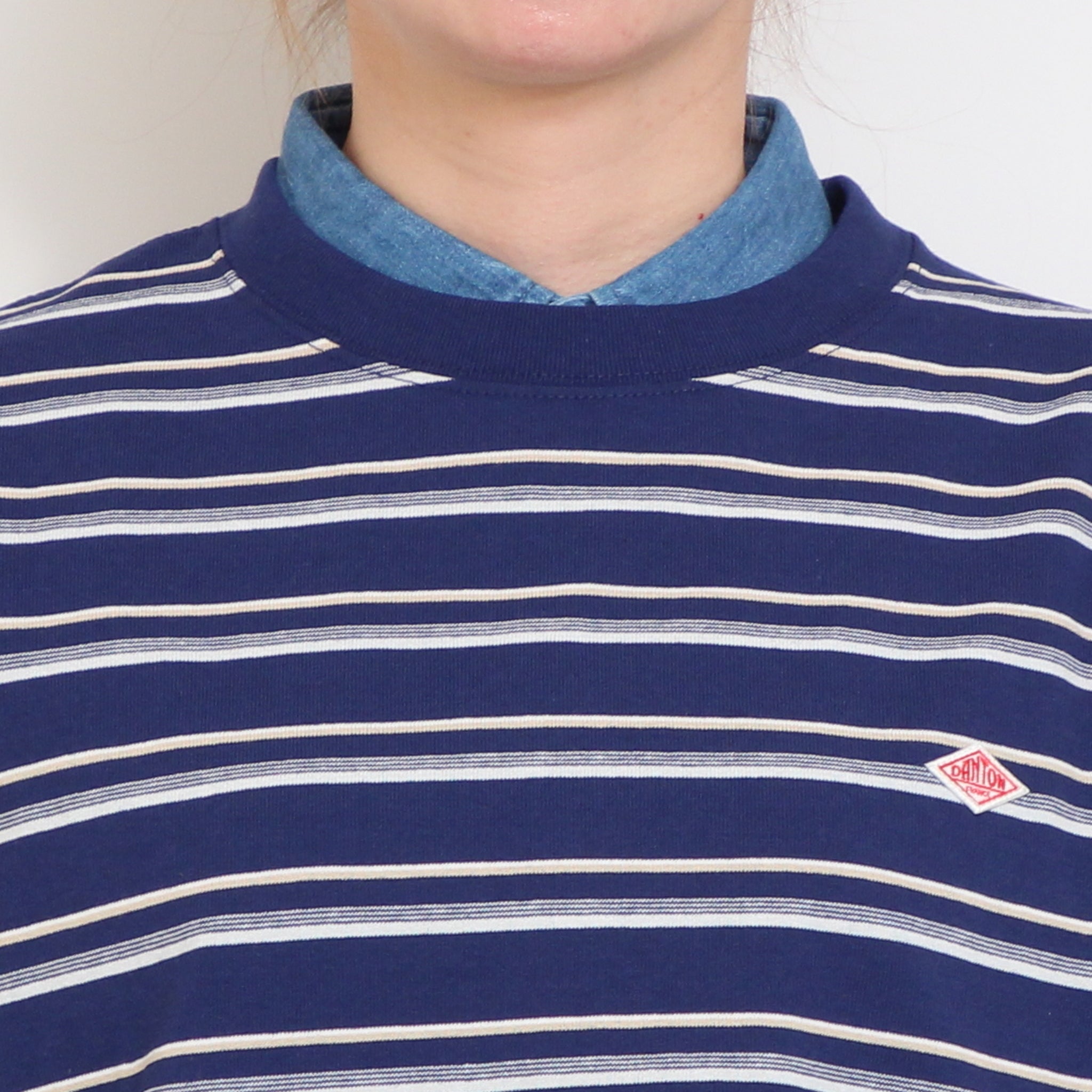 DANTON長袖Tシャツ(STRIPE)