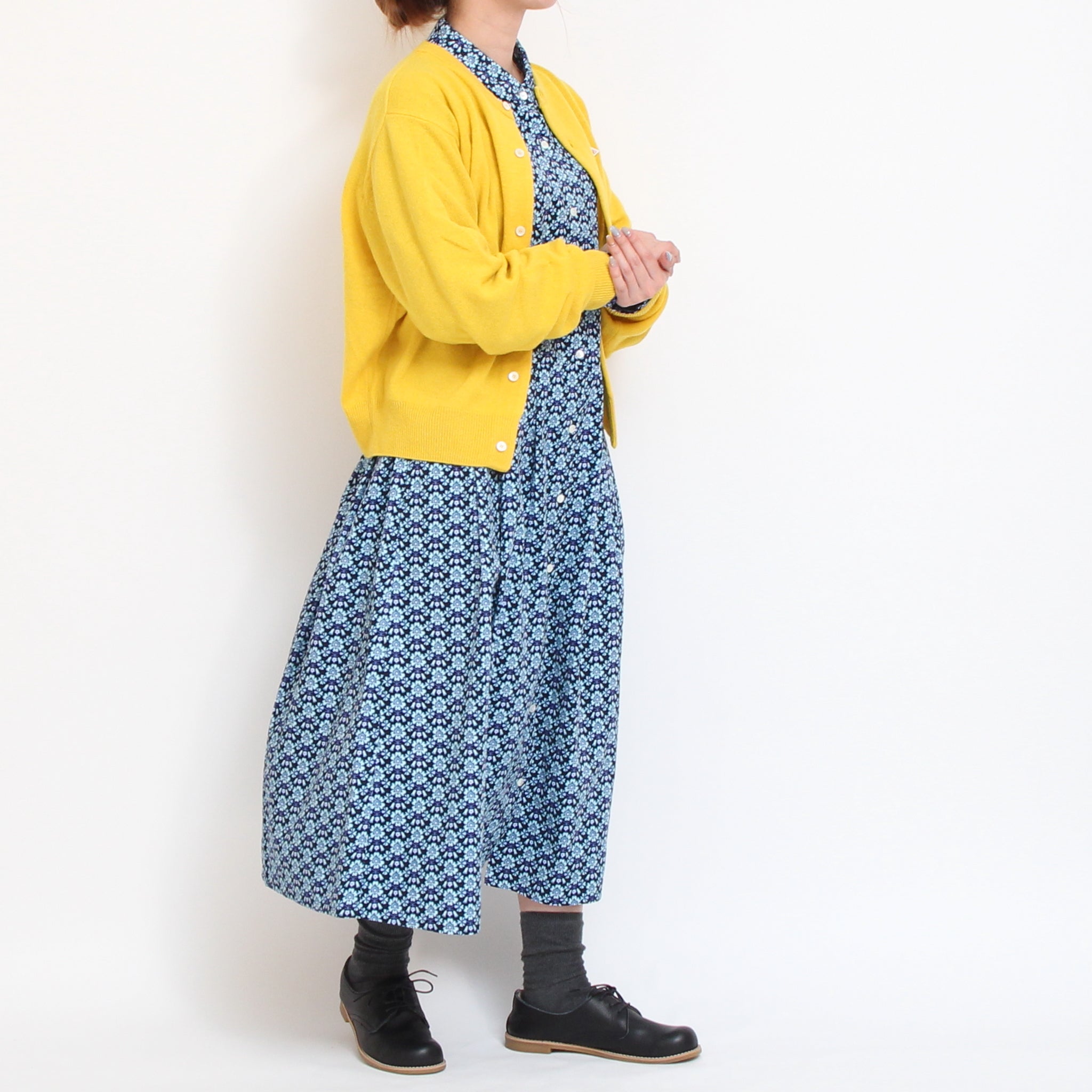 【BEIGEラスト】コーデュロイLIBERTYクラシカルワンピース(2511)