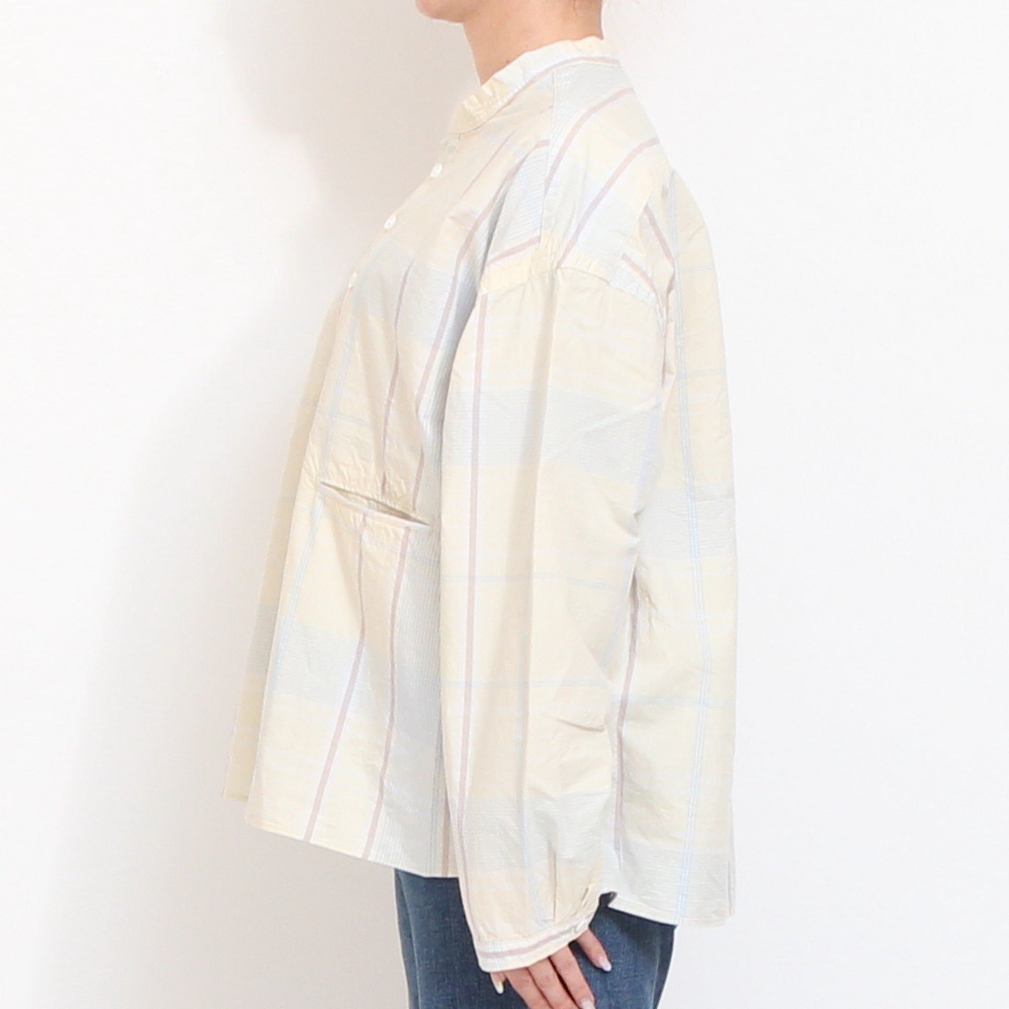 【20％OFF】【BLUE残り僅か】D.M.Gプルオーバーシャツ16861X