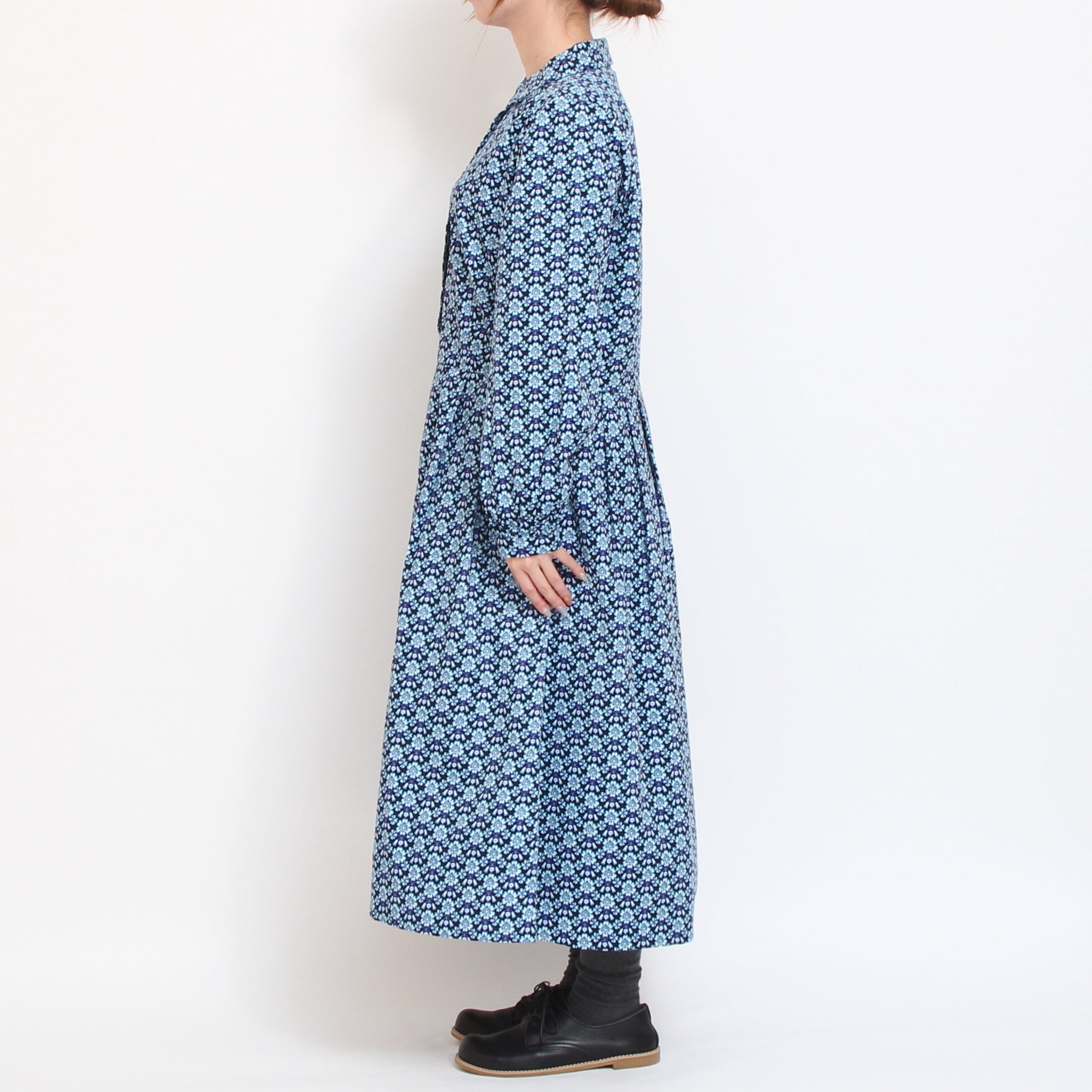 【BEIGEラスト】コーデュロイLIBERTYクラシカルワンピース(2511)