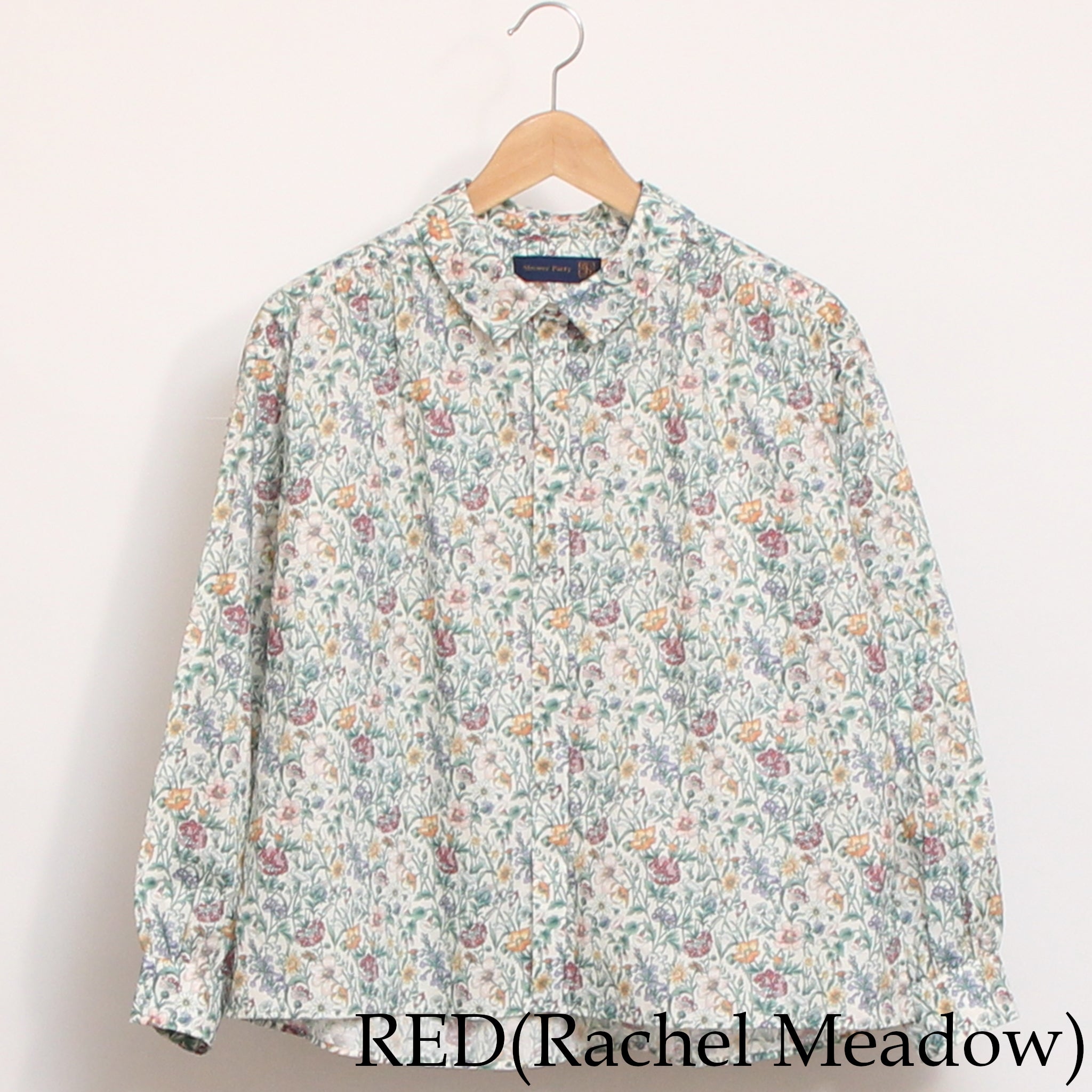 【REDラスト１点】リバティ比翼サイドスリットシャツ(2602)