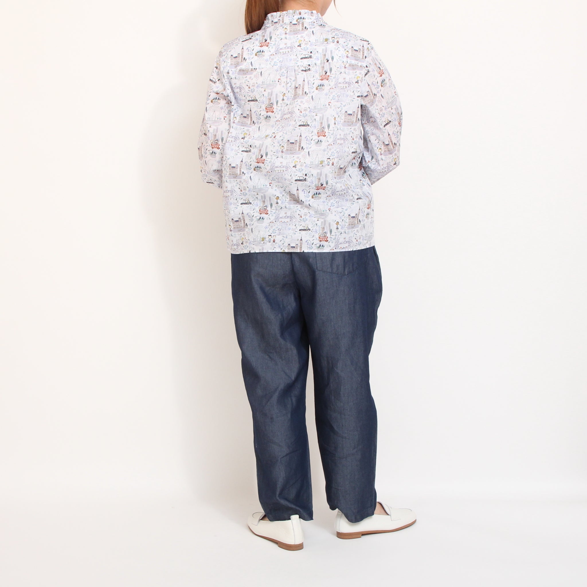 Pont de Chalons テンセルデニムクロップドパンツ