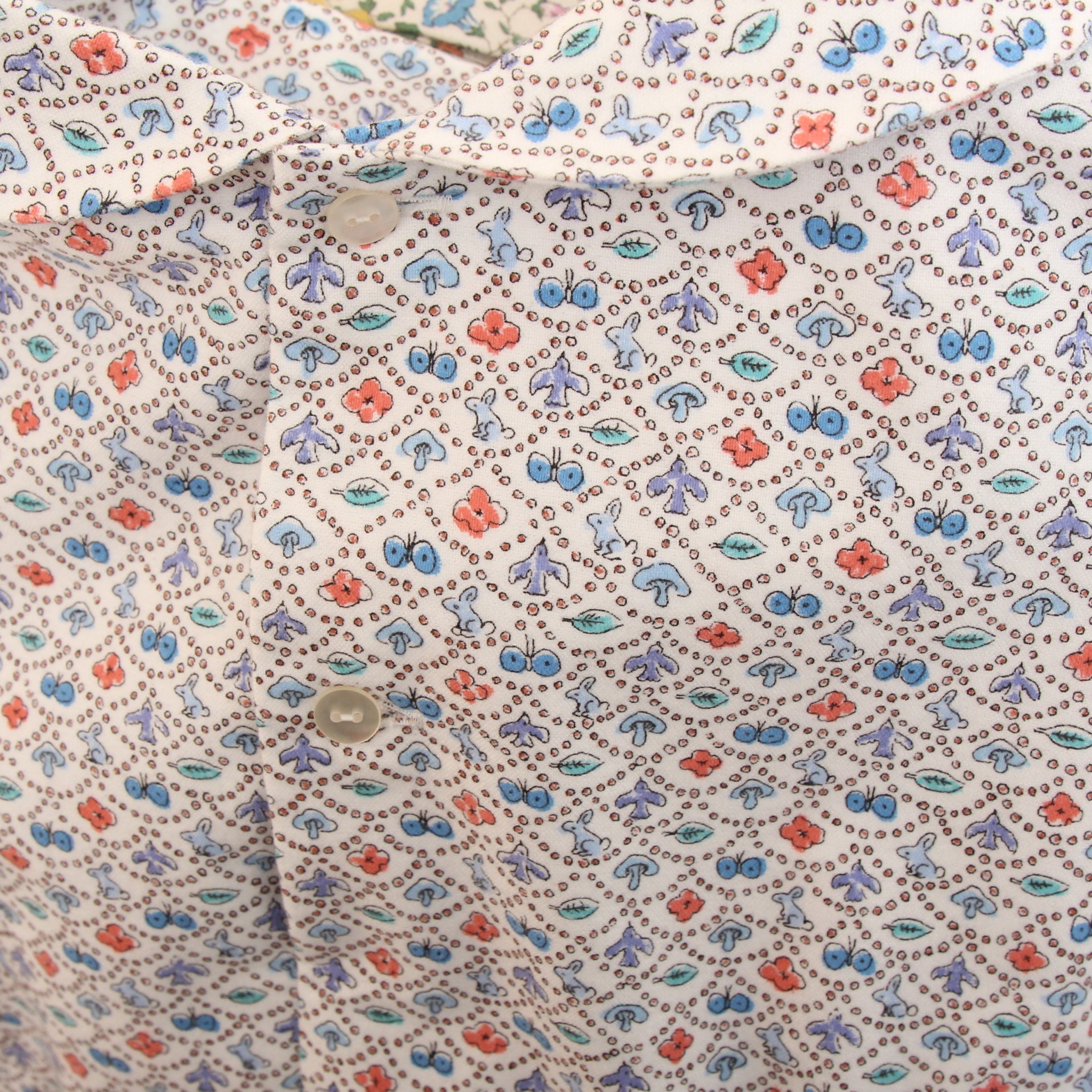 Cotton Flannelロールカラープルオーバー2601