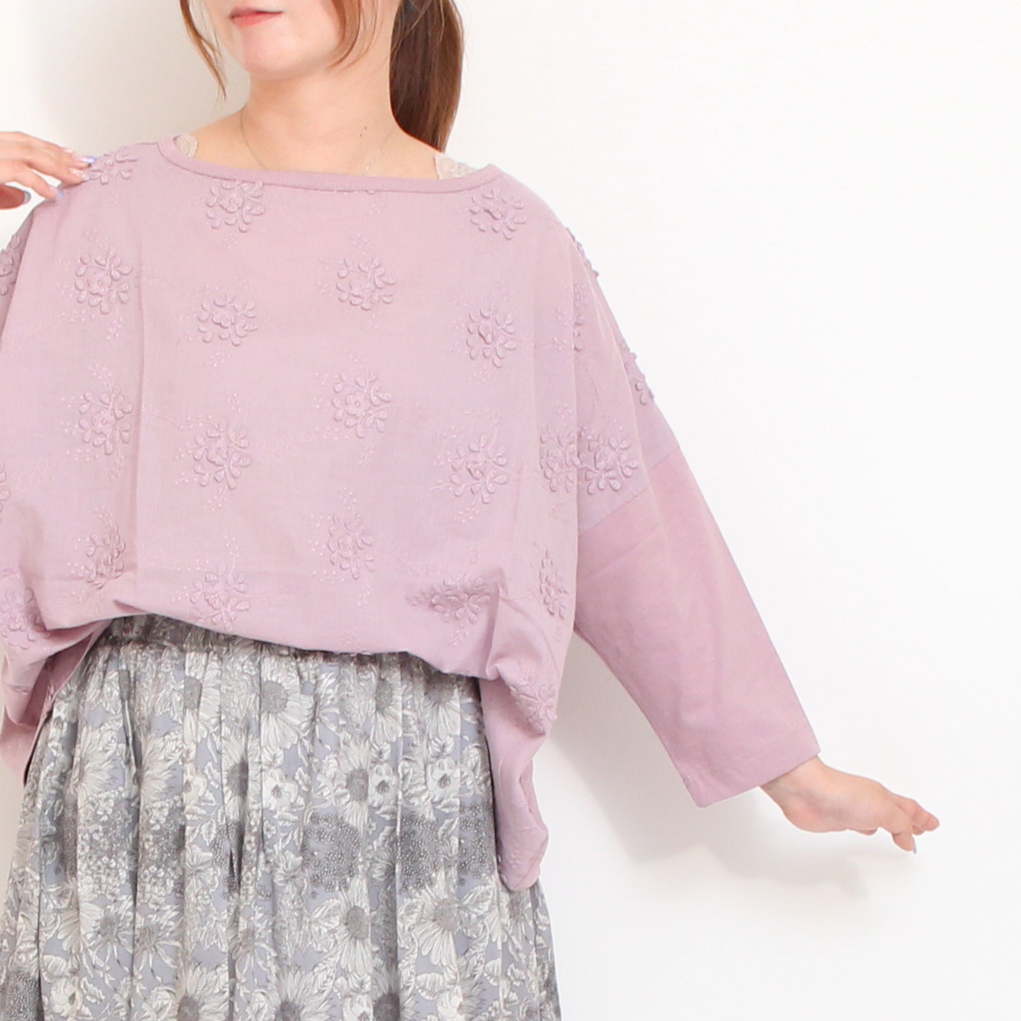 【期間限定15%OFF】Kelenフラワーレースプルオーバー(2604)