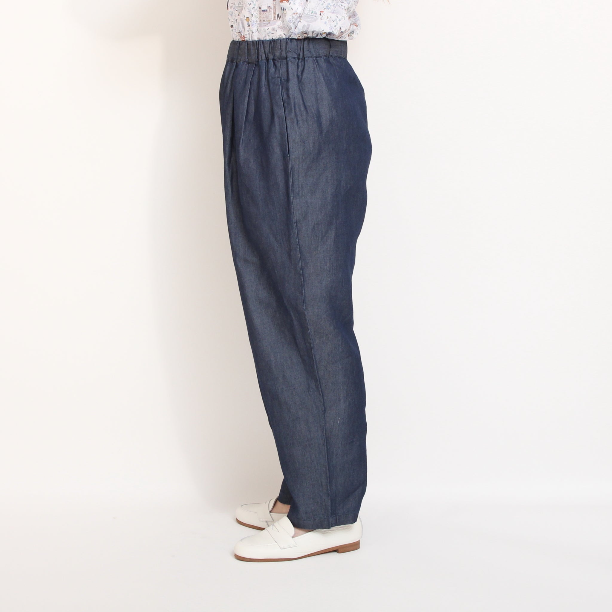 Pont de Chalons テンセルデニムクロップドパンツ
