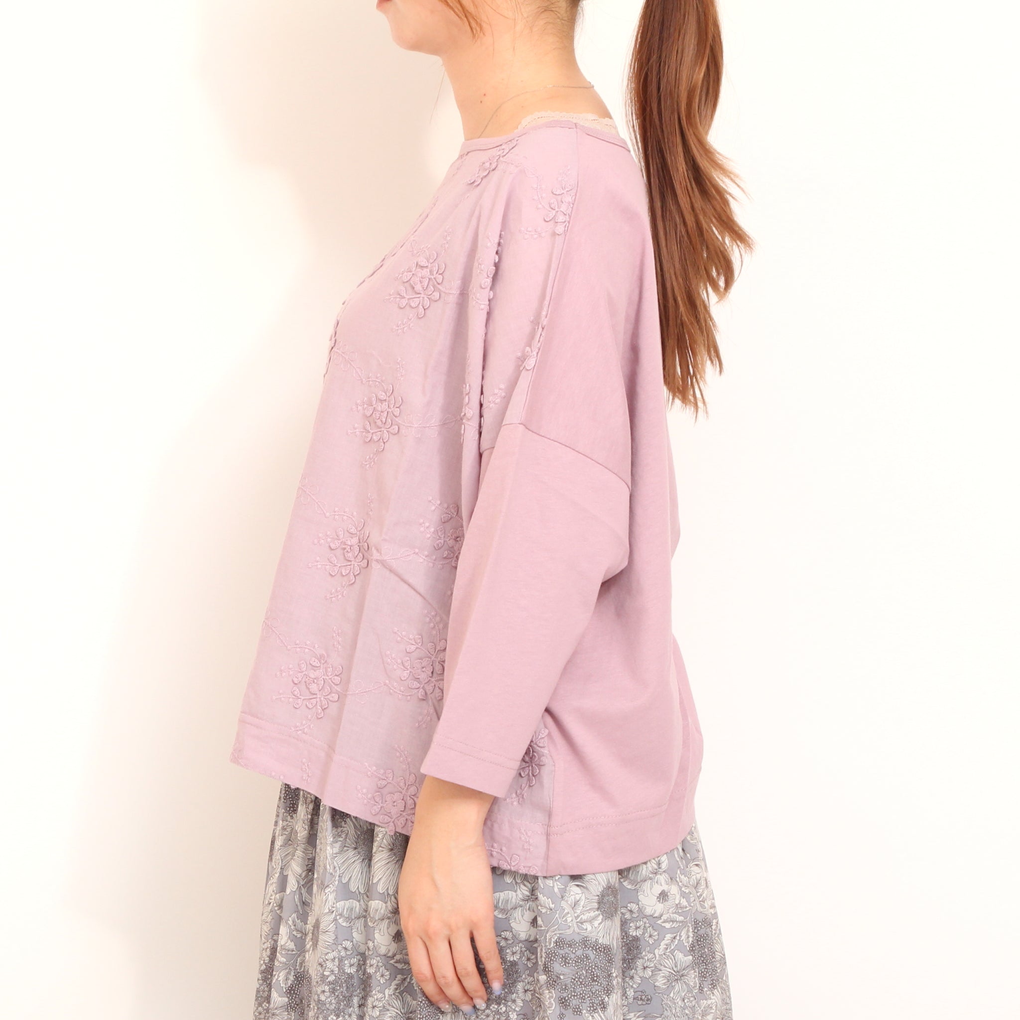 【期間限定15%OFF】Kelenフラワーレースプルオーバー(2604)