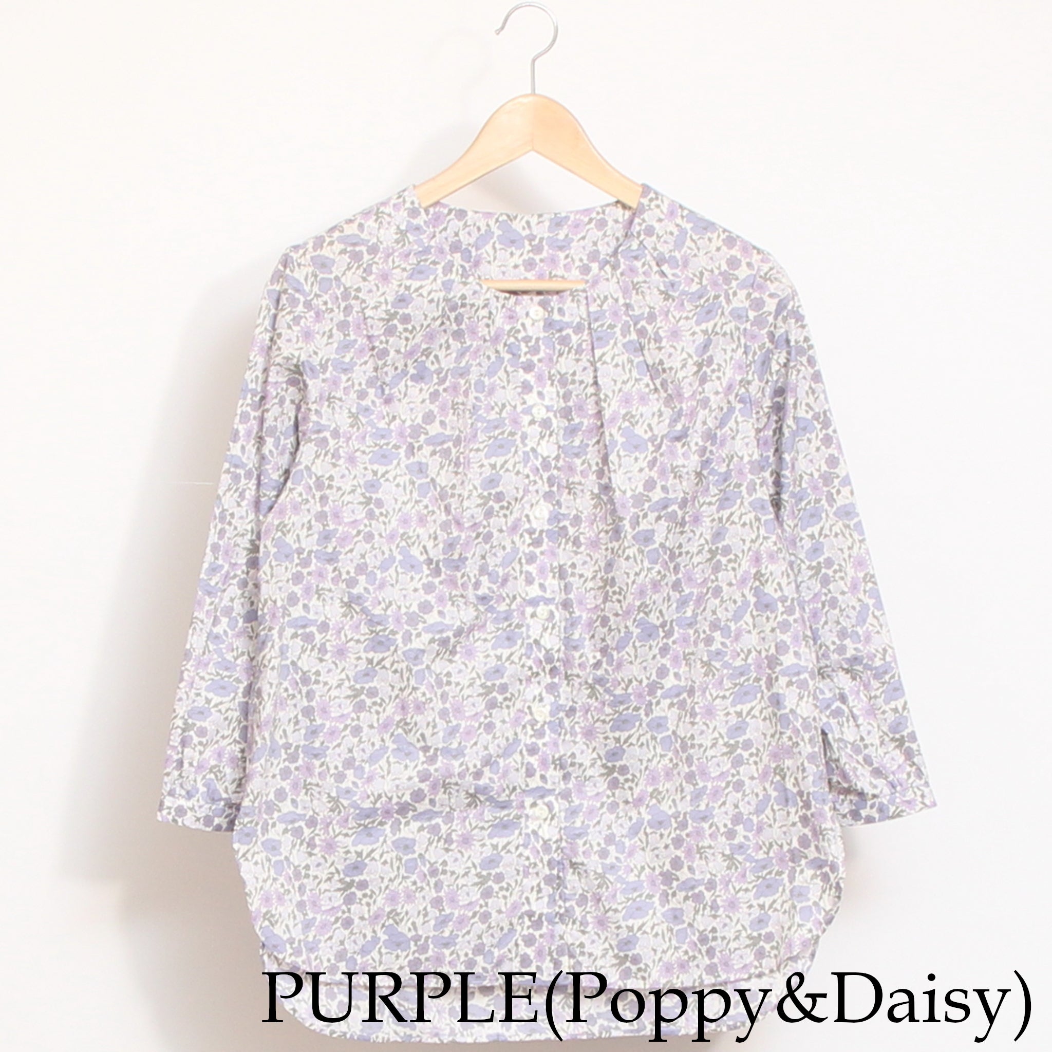 LIBERTYクルーネック前後差シャツ71012