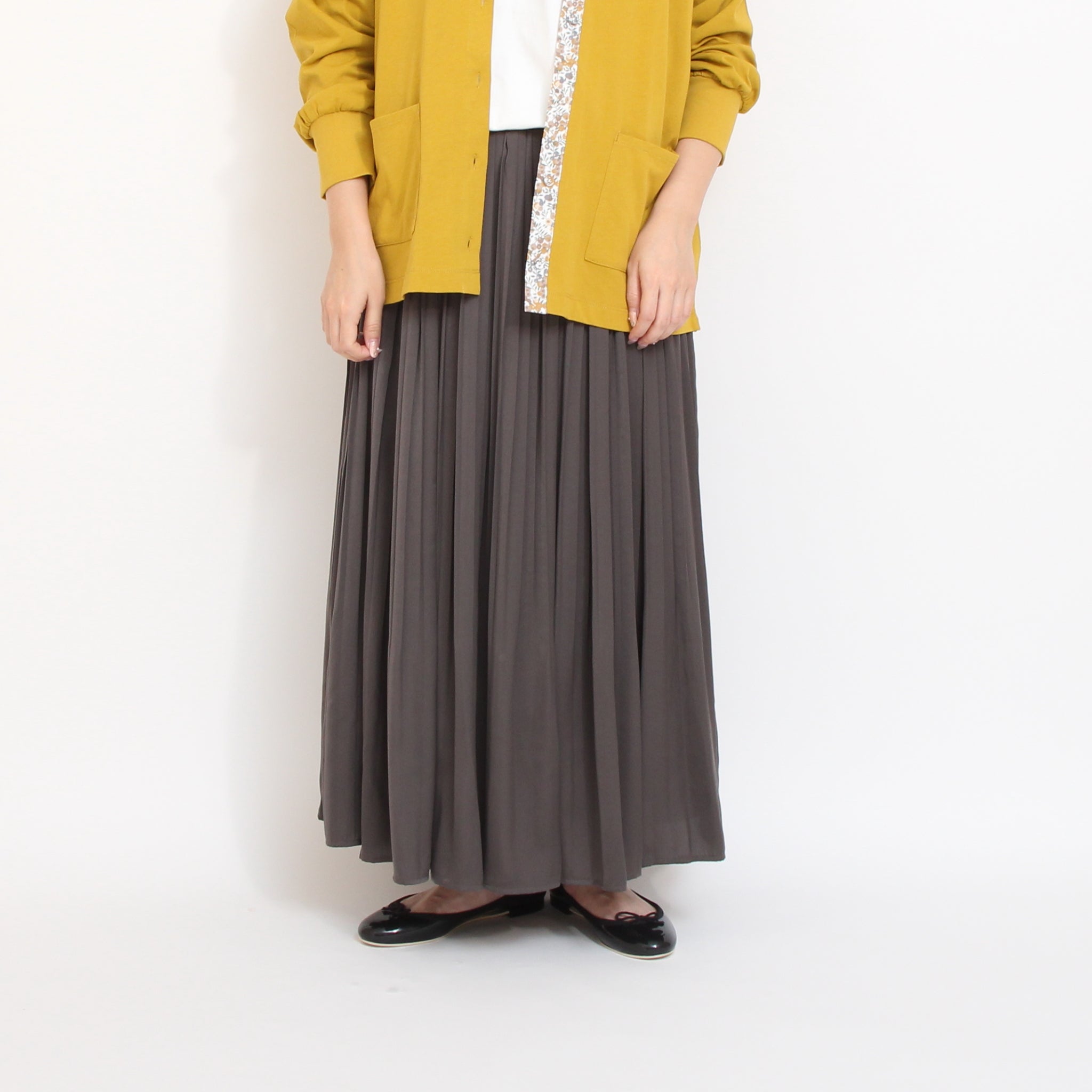 sosottoサテンプリーツスカート26