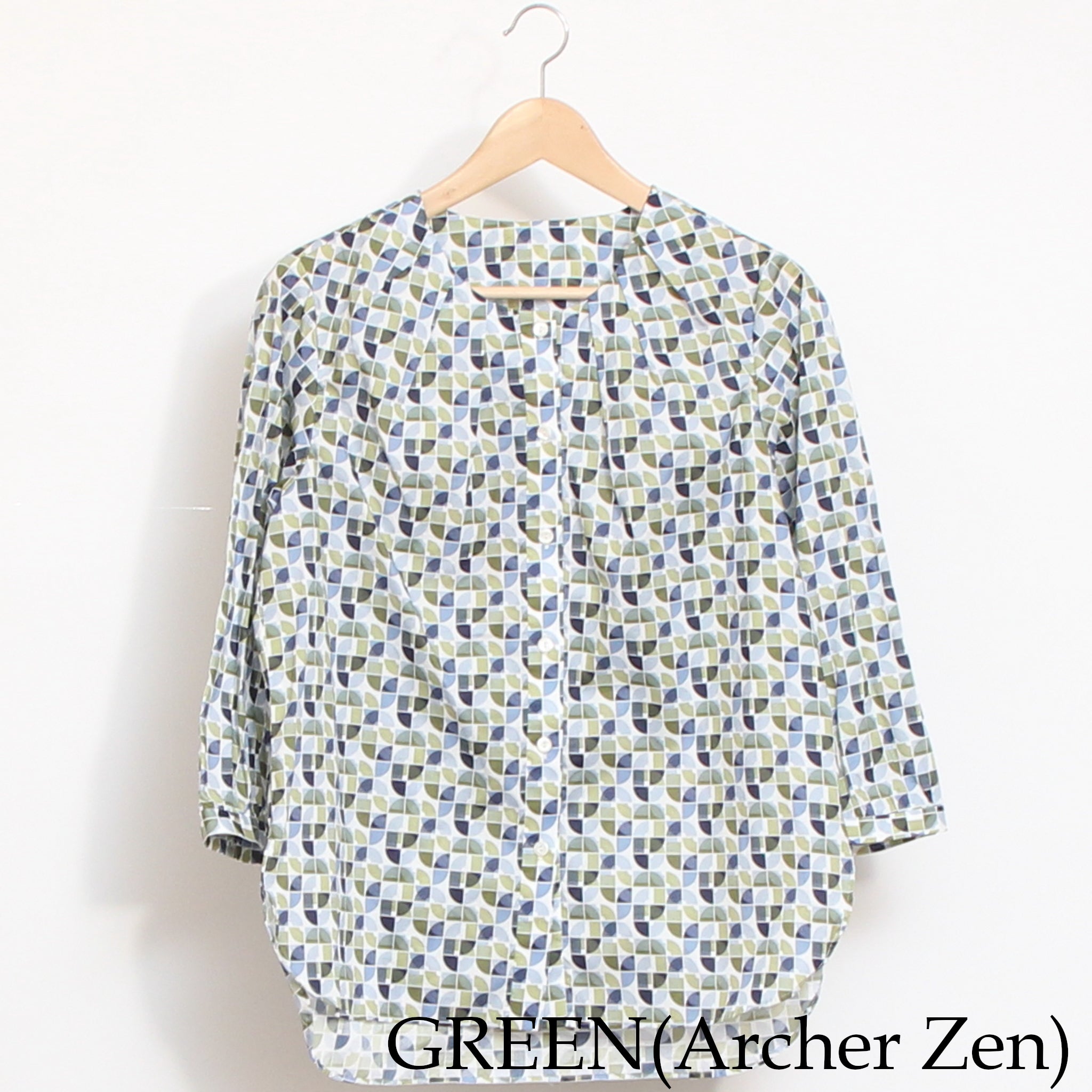 LIBERTYクルーネック前後差シャツ71012