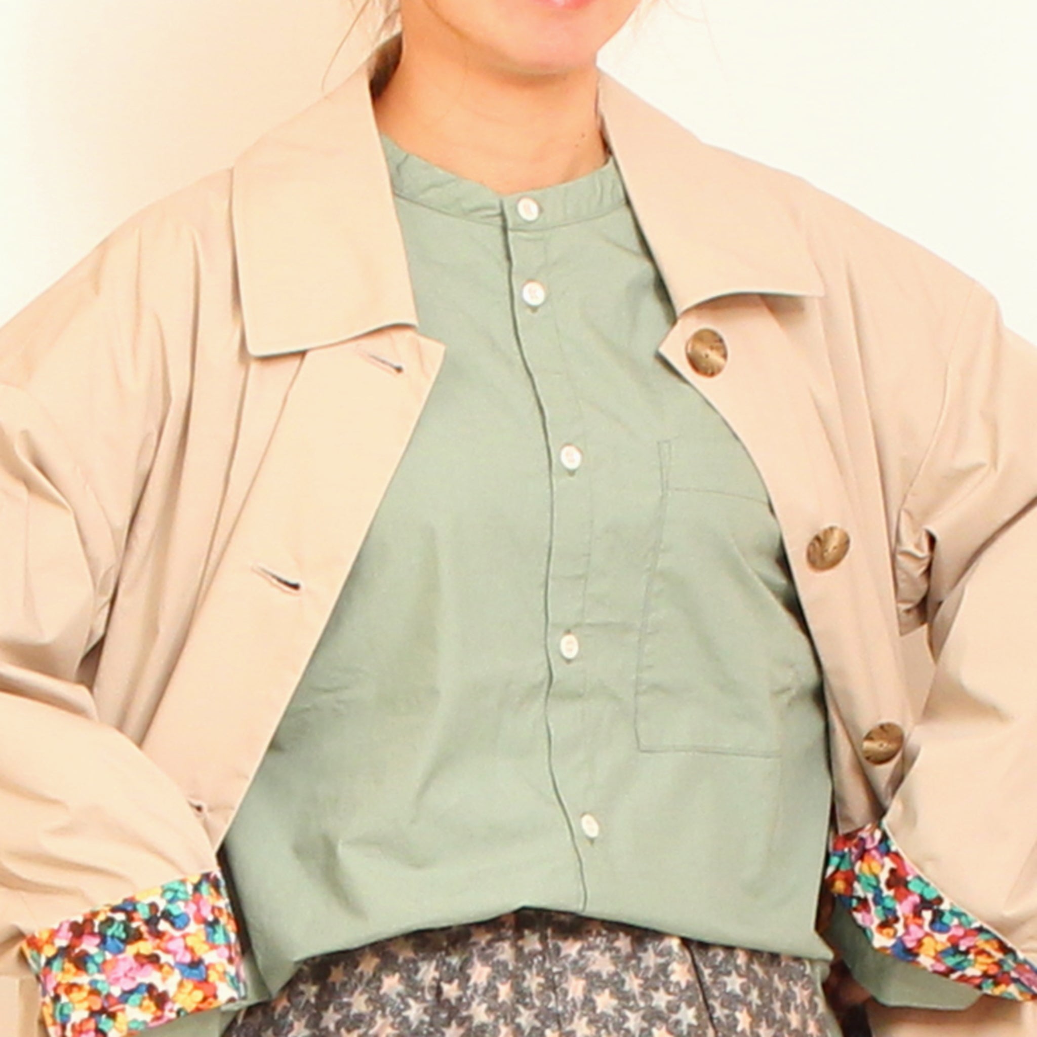 D.M.G BIGポケットワイドシャツ2601
