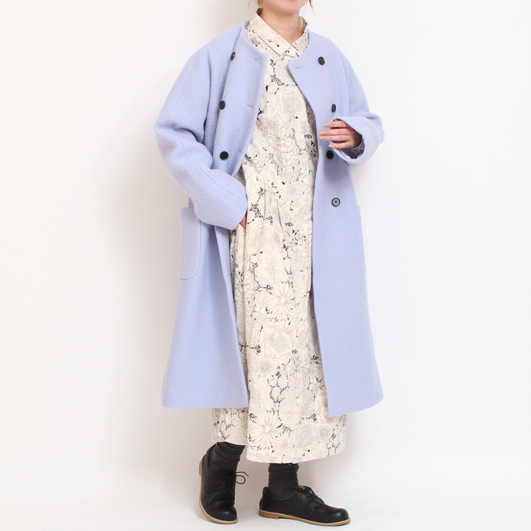 【BEIGEラスト】コーデュロイLIBERTYクラシカルワンピース(2511)