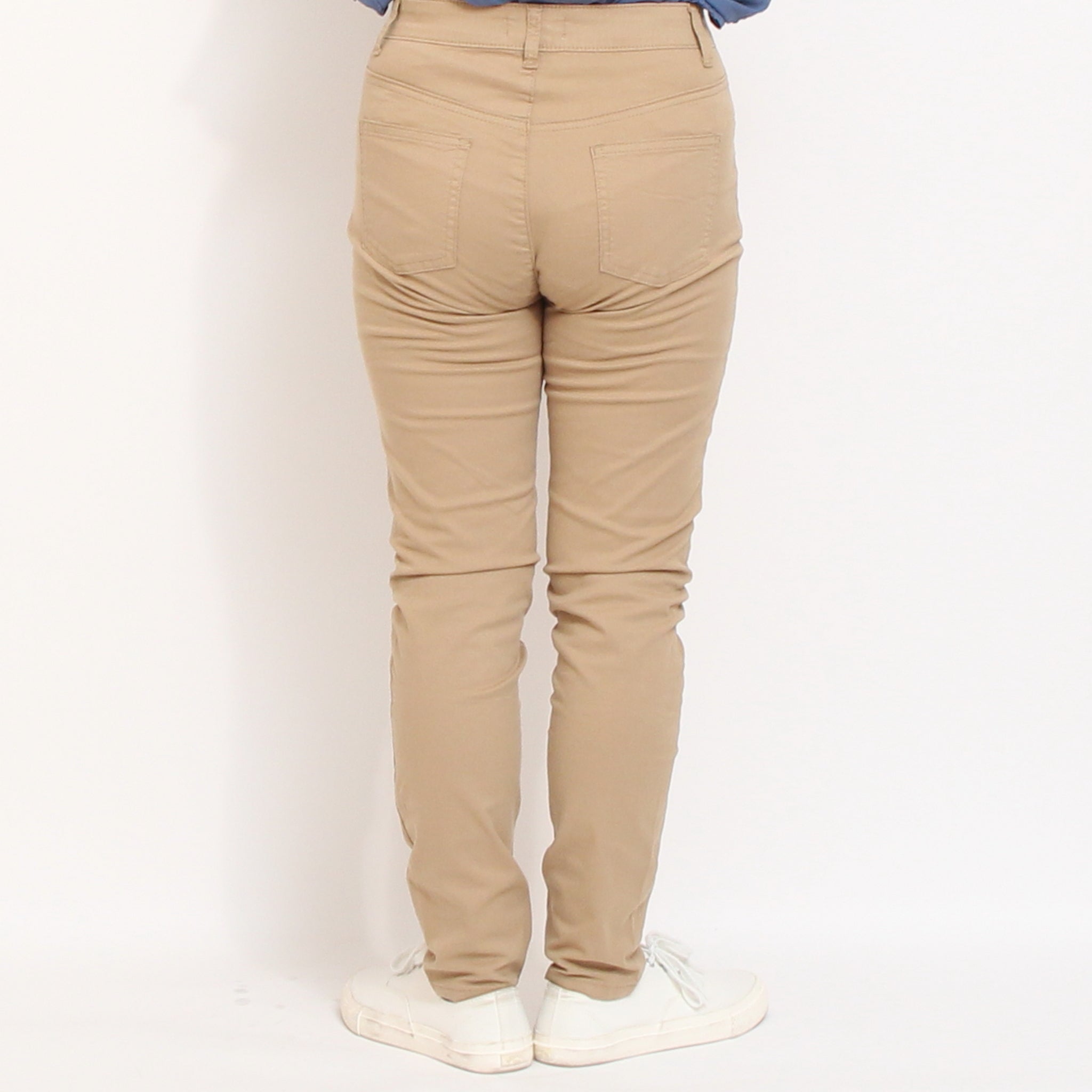 INDIMARKリリーステーパードパンツ(GRAY-BEIGE)