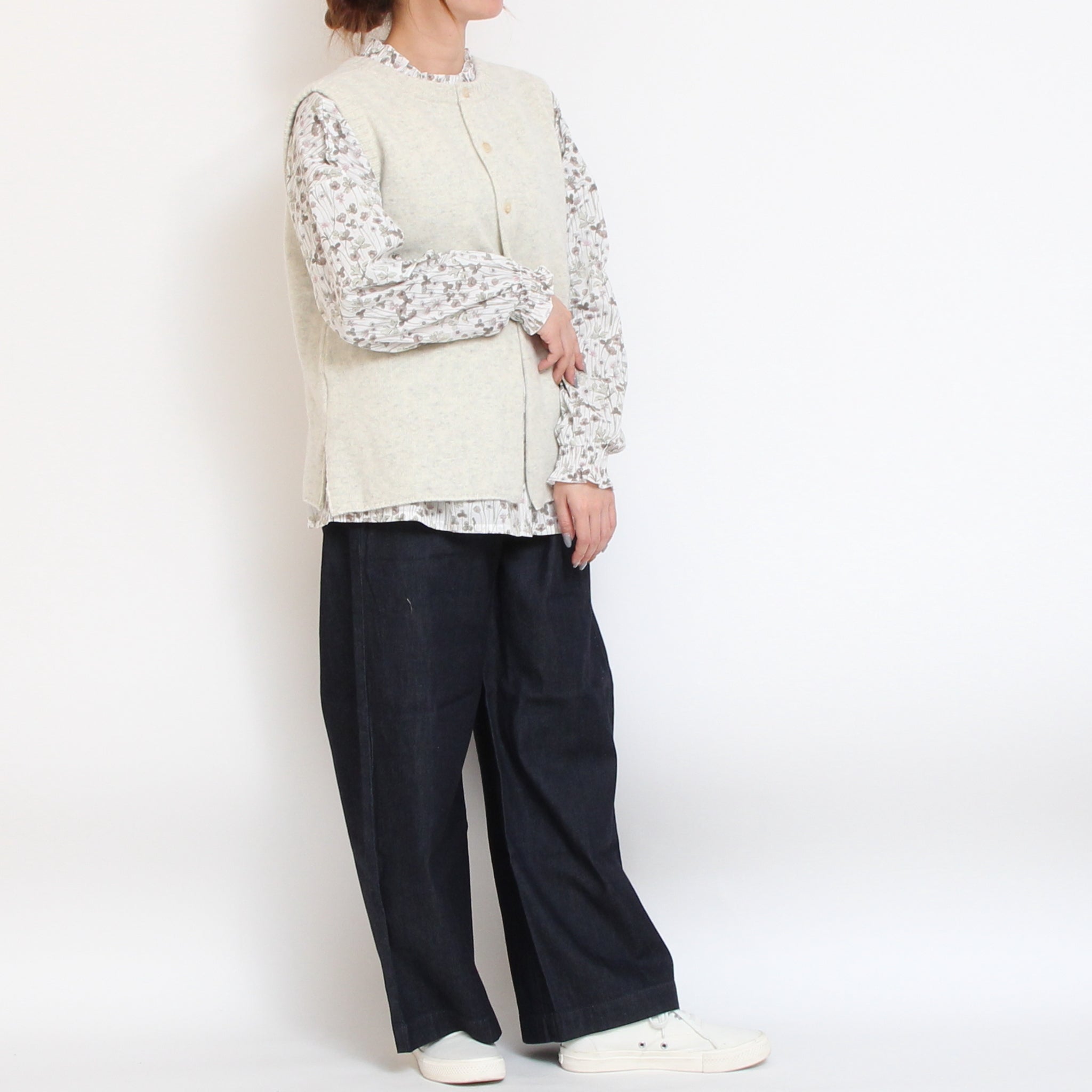 【20%OFF】【BEIGEのみ ラスト1点】NARUタスマニアラムベスト25