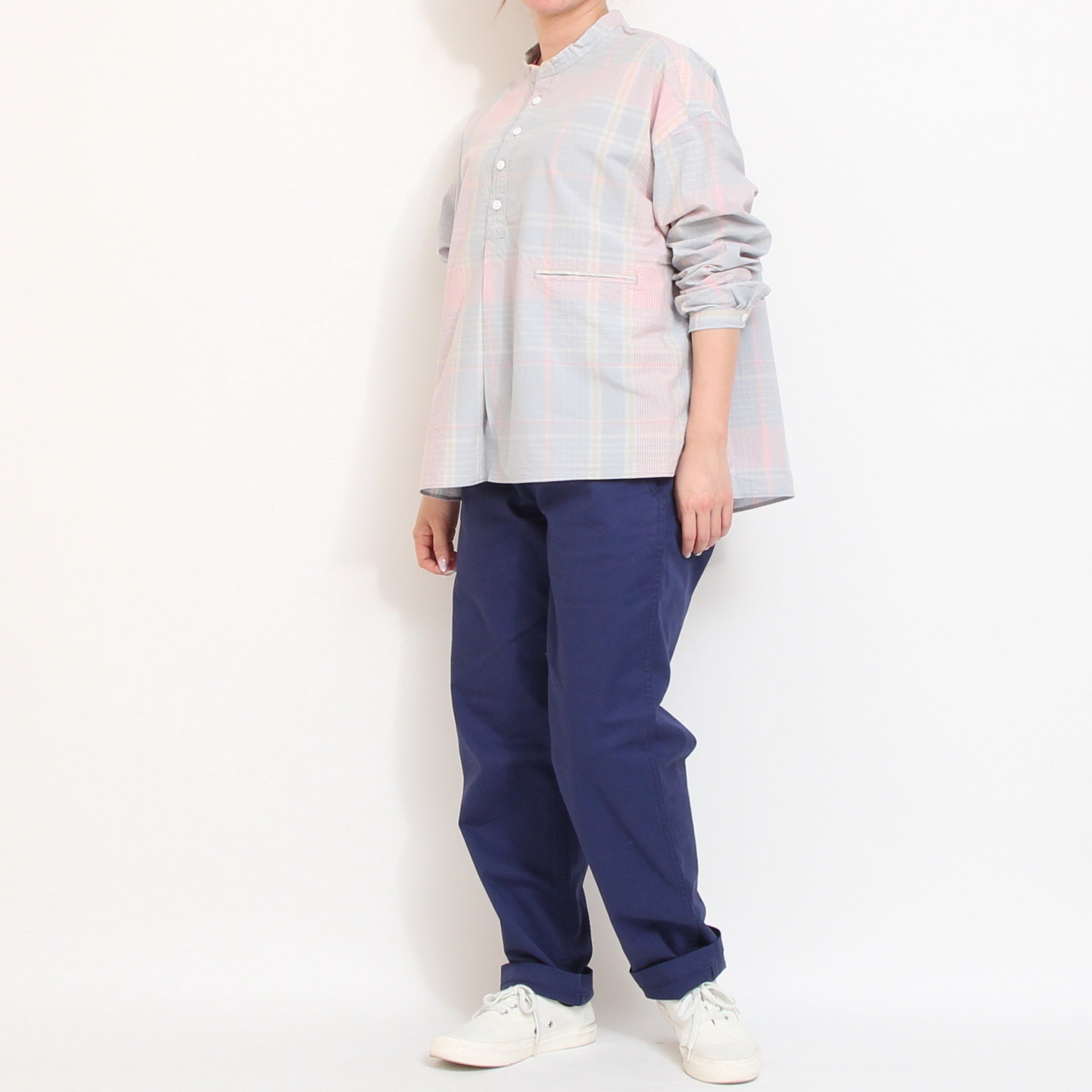 【20％OFF】【BLUE残り僅か】D.M.Gプルオーバーシャツ16861X