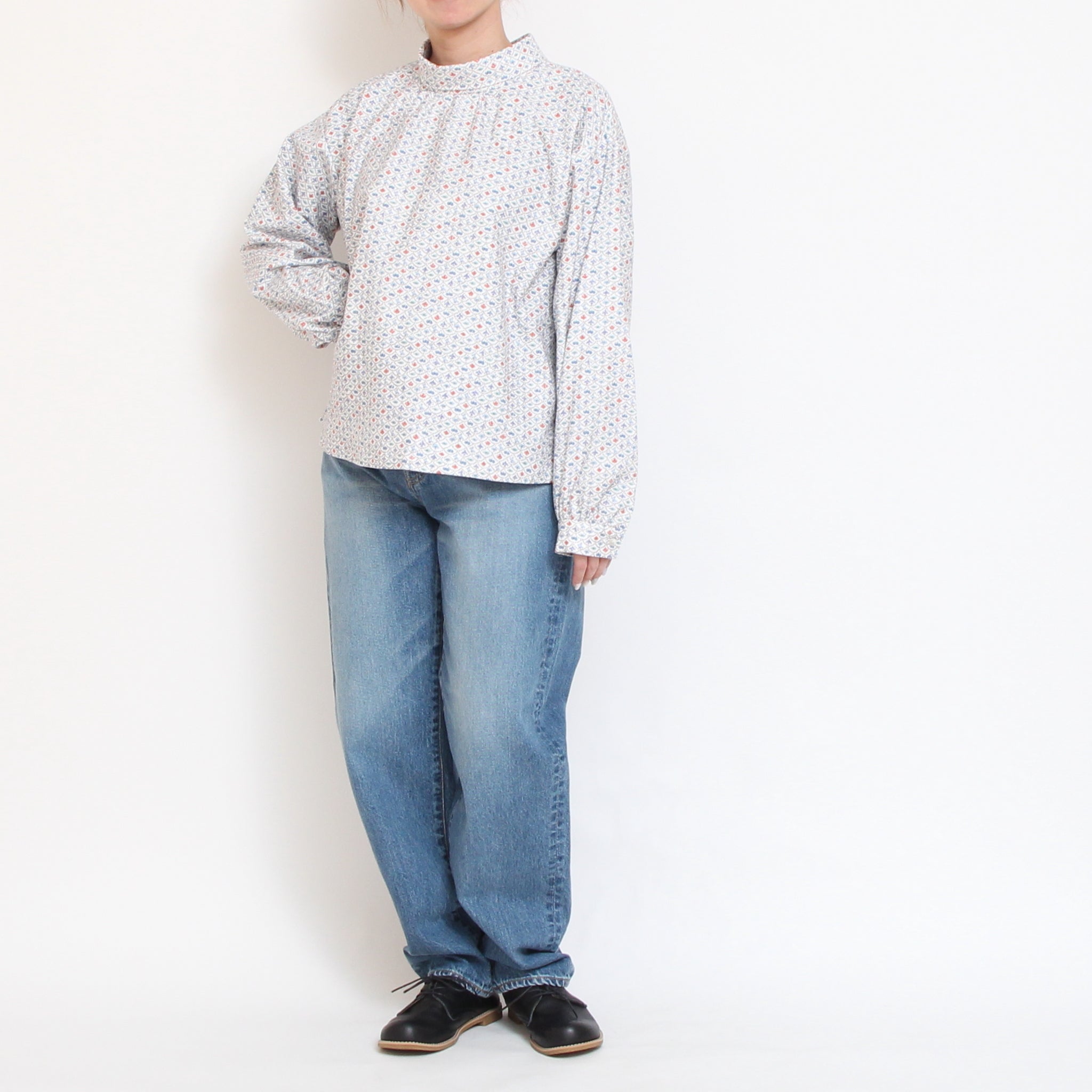 Cotton Flannelロールカラープルオーバー2601