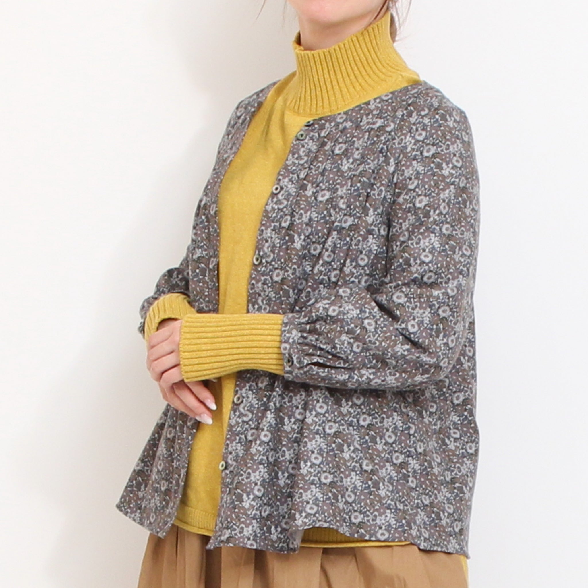【再値下げ・50％OFF】エアリーコットLIBERTYクルータックブラウス71037