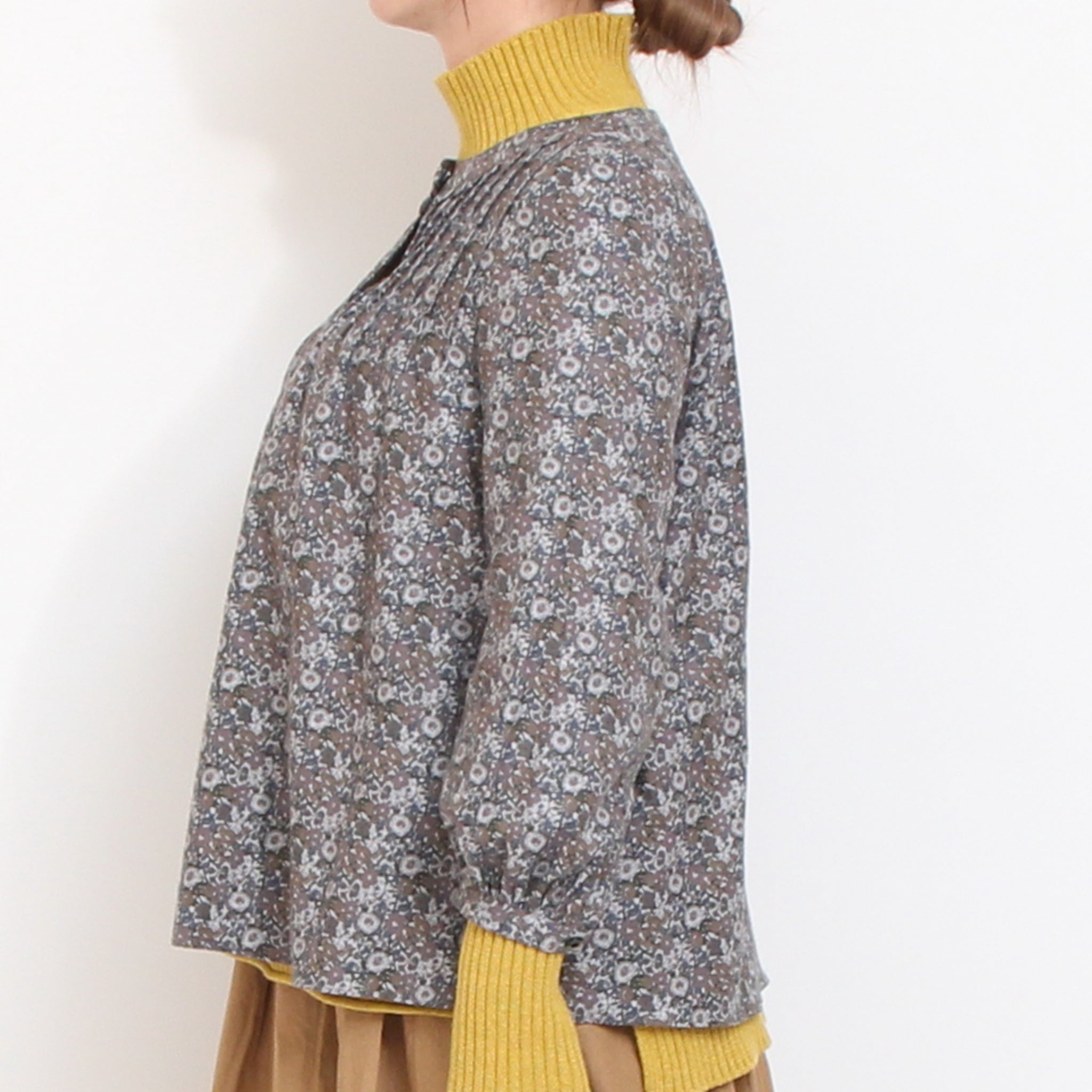 【再値下げ・50％OFF】エアリーコットLIBERTYクルータックブラウス71037