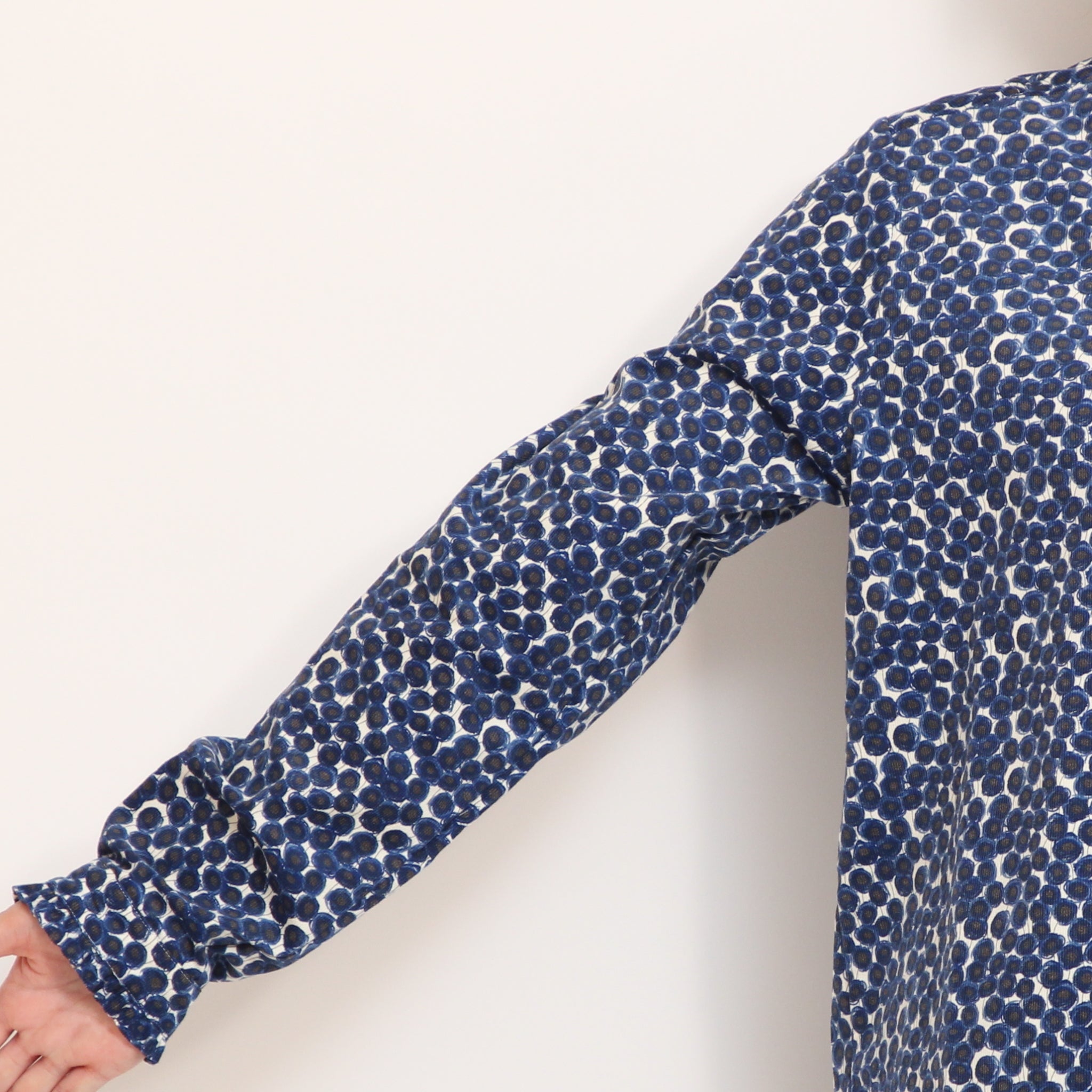 コーデュロイLIBERTYスタンドフリルシャツ2511