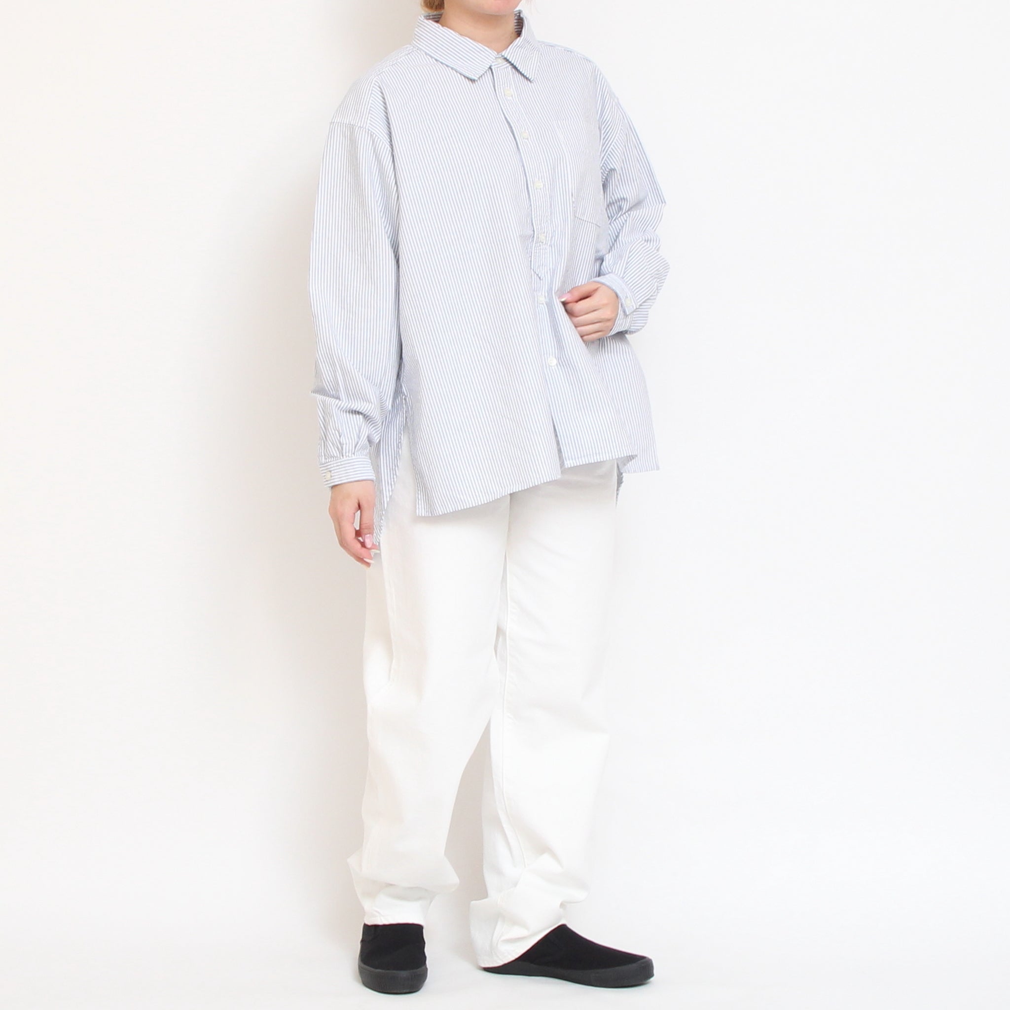 D.M.Gカーブラインデニムパンツ(WHITE)
