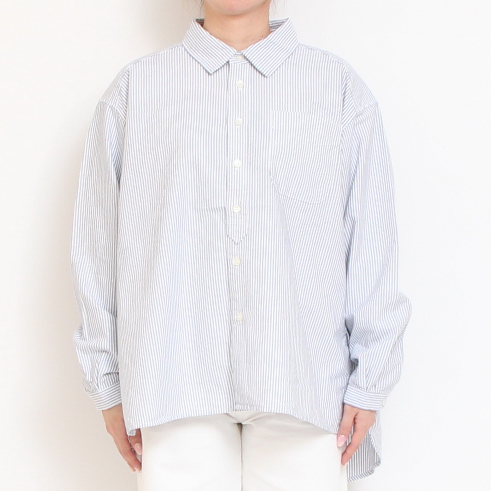 D.M.Gオックス ストライプナチュラルシャツ