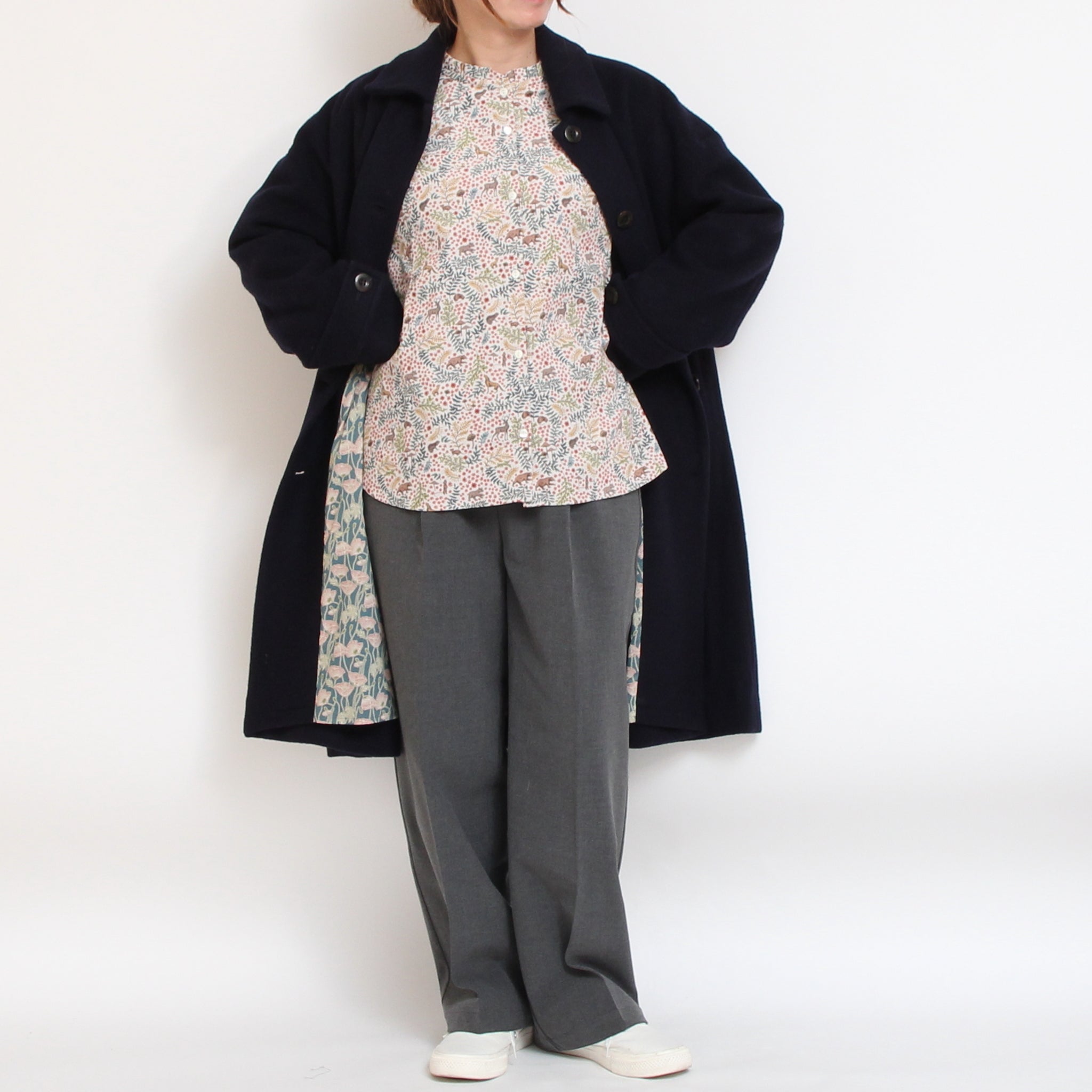 【再値下げ・30%OFF】【CAMELのみ ラスト1点】裏リバティステンカラーコート(2511)