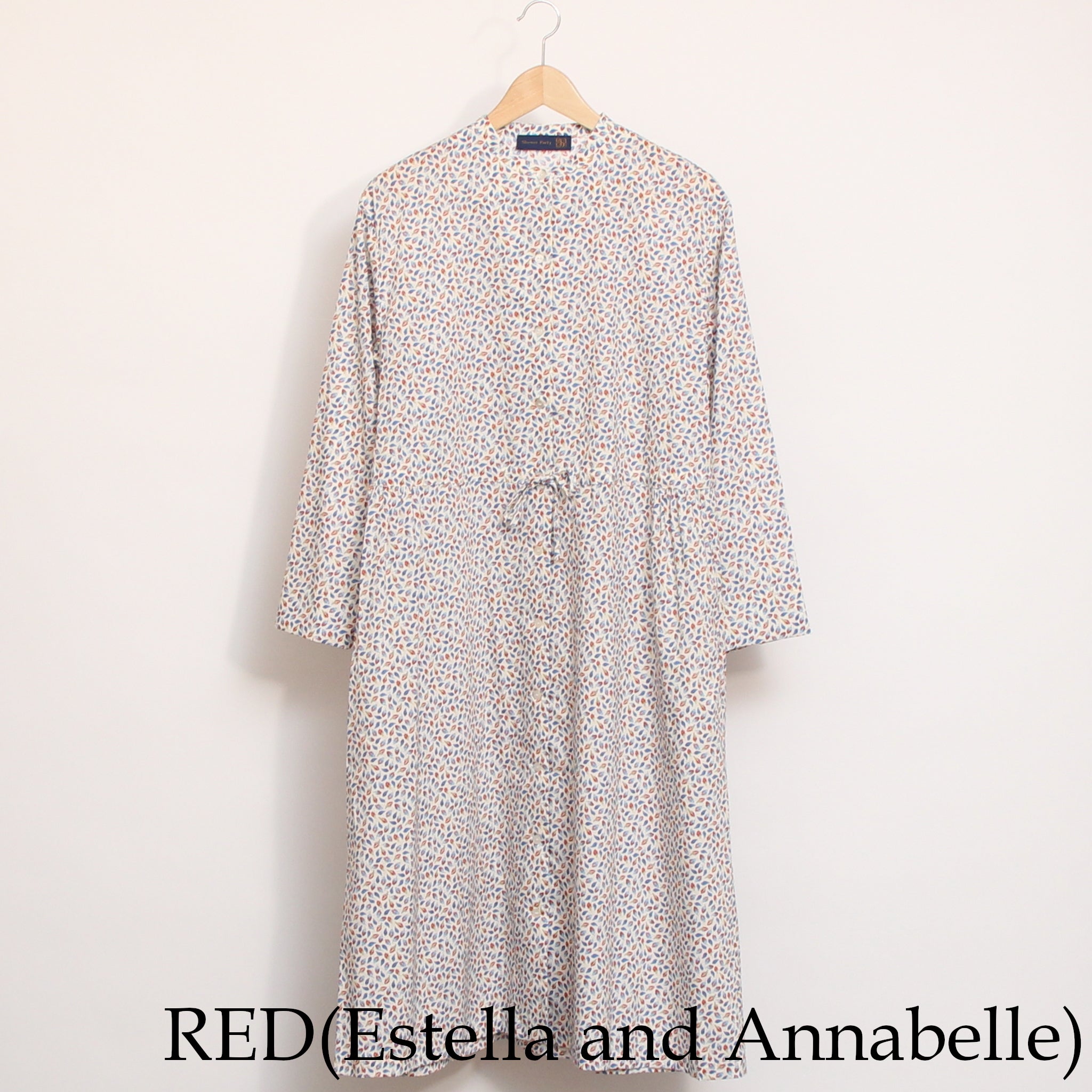 【期間限定20％OFF】【REDラスト１点】コットンリヨセル オールシーズンワンピース2604
