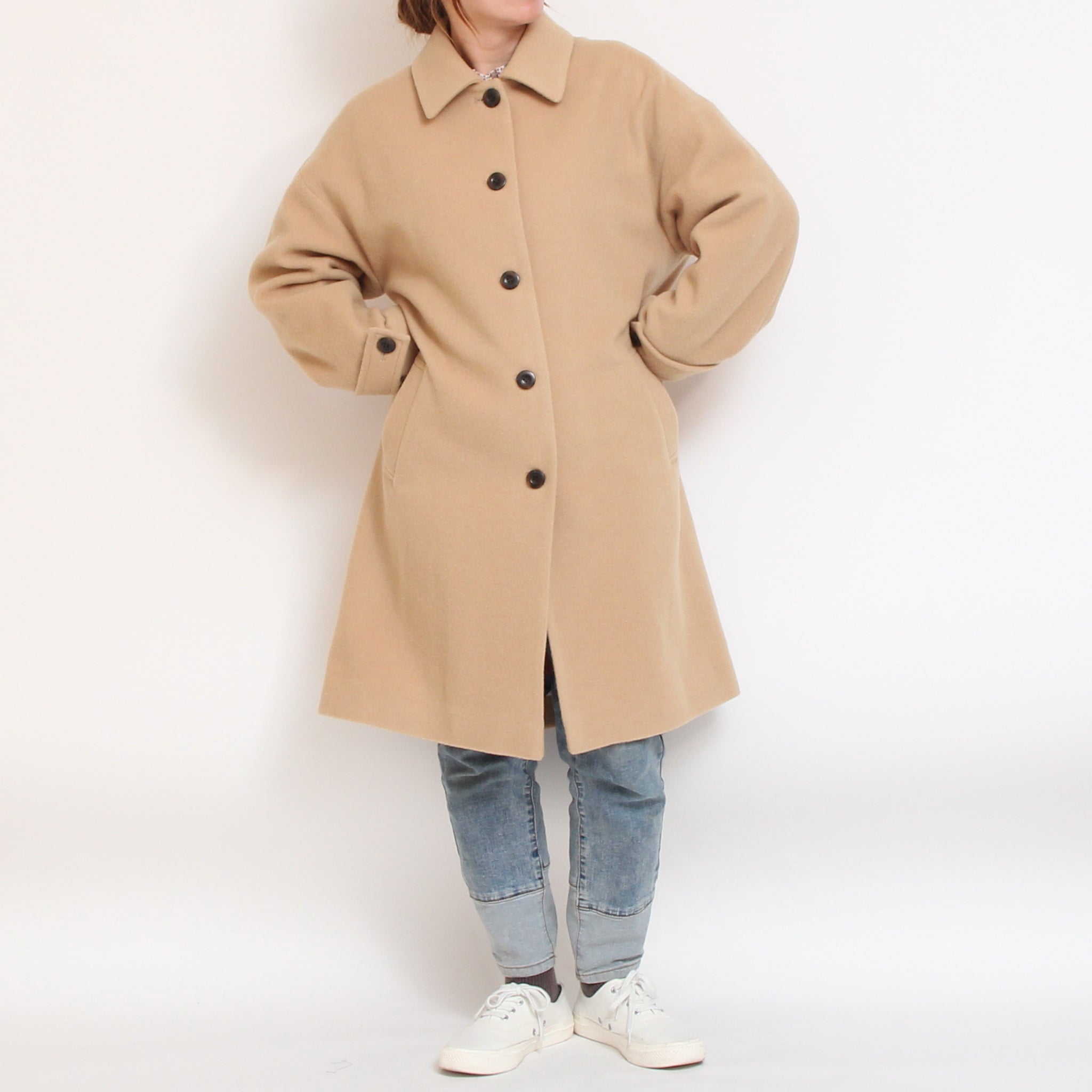 【再値下げ・30%OFF】【CAMELのみ ラスト1点】裏リバティステンカラーコート(2511)