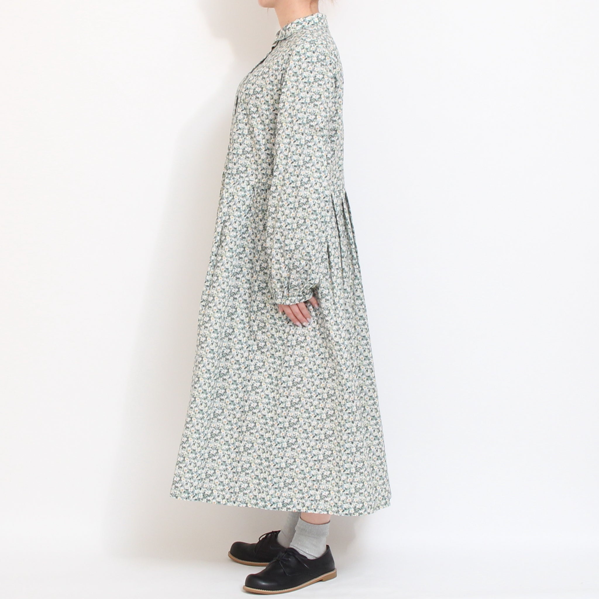 【30%OFF】【GREENラスト１点】リバティトップオープンワンピース(2603)