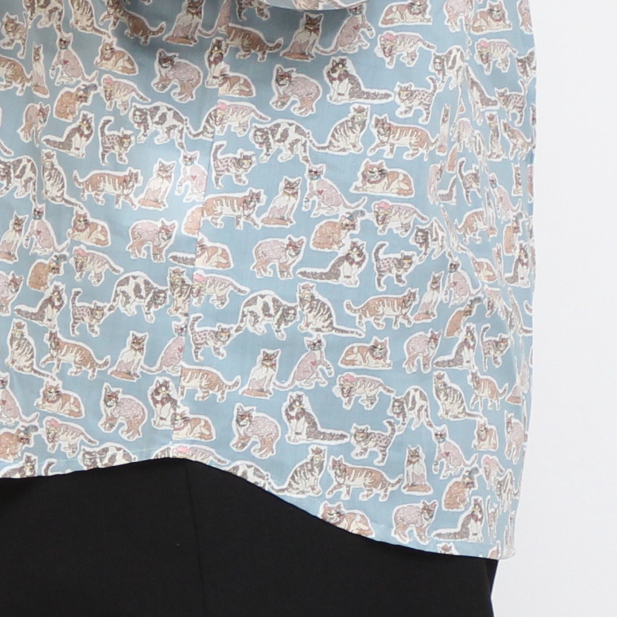 【20%OFF】【BLUE・SAXラスト1点ずつ】LIBERTYワイドレギュラーシャツ