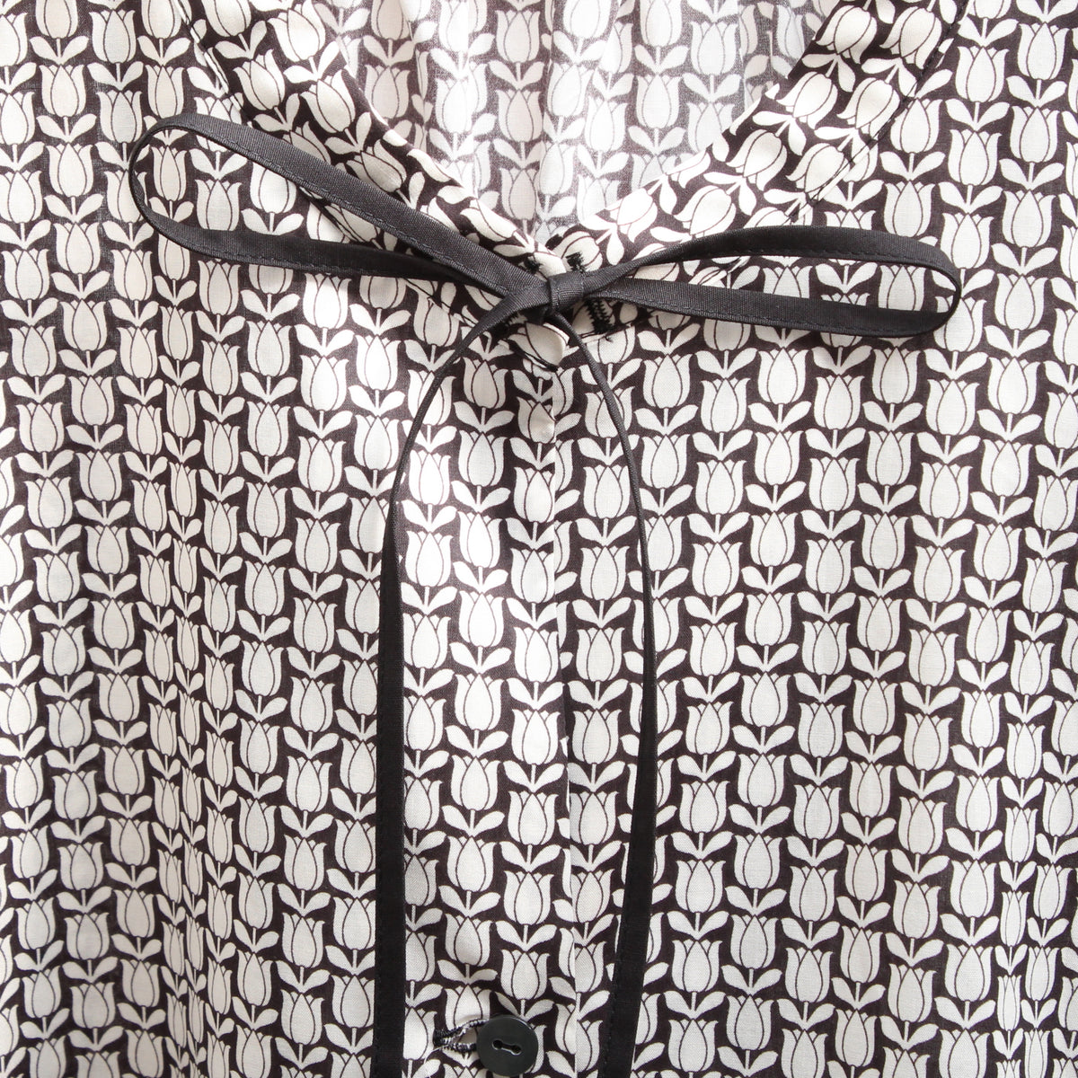 【Online Shopのみ！1点ずつ】LIBERTY裾バイカラーリボンシャツ