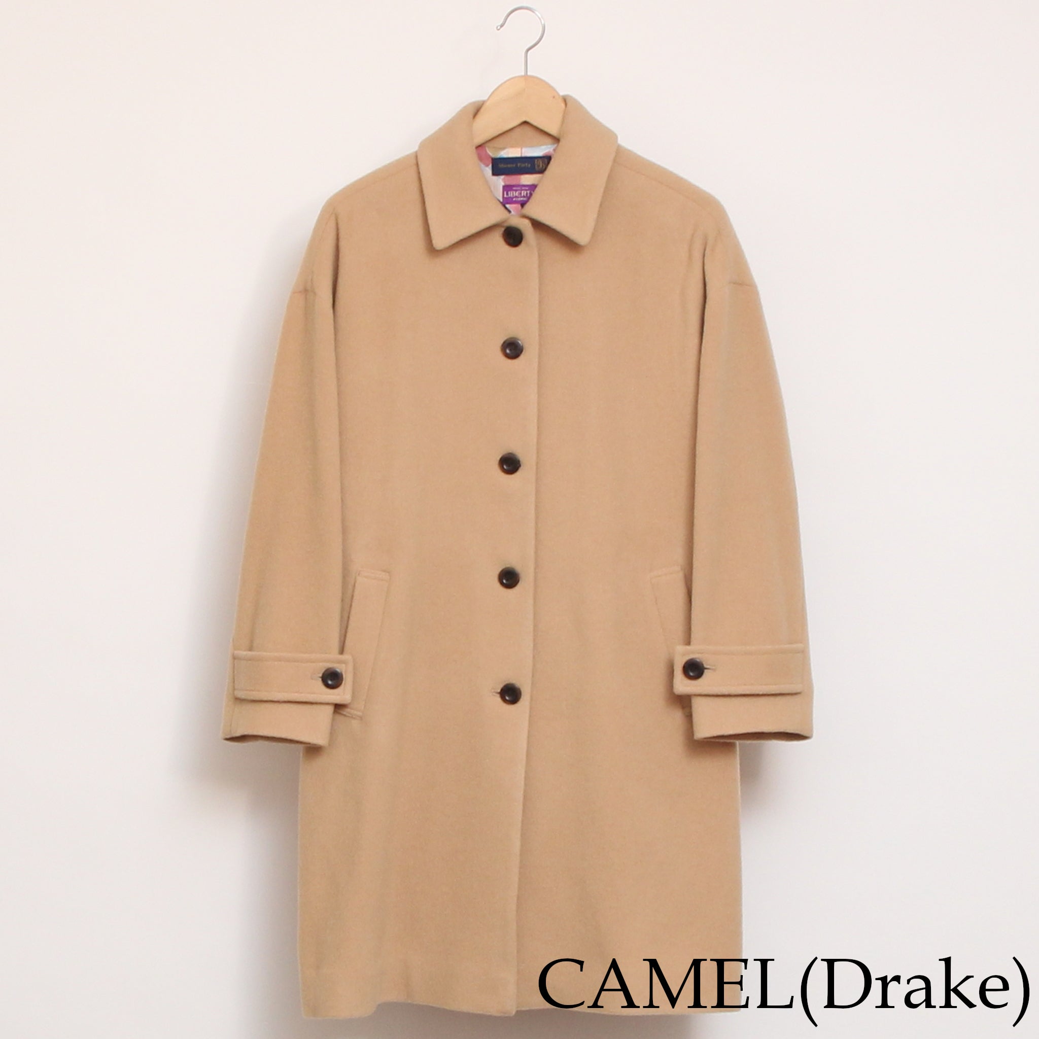 【再値下げ・30%OFF】【CAMELのみ ラスト1点】裏リバティステンカラーコート(2511)