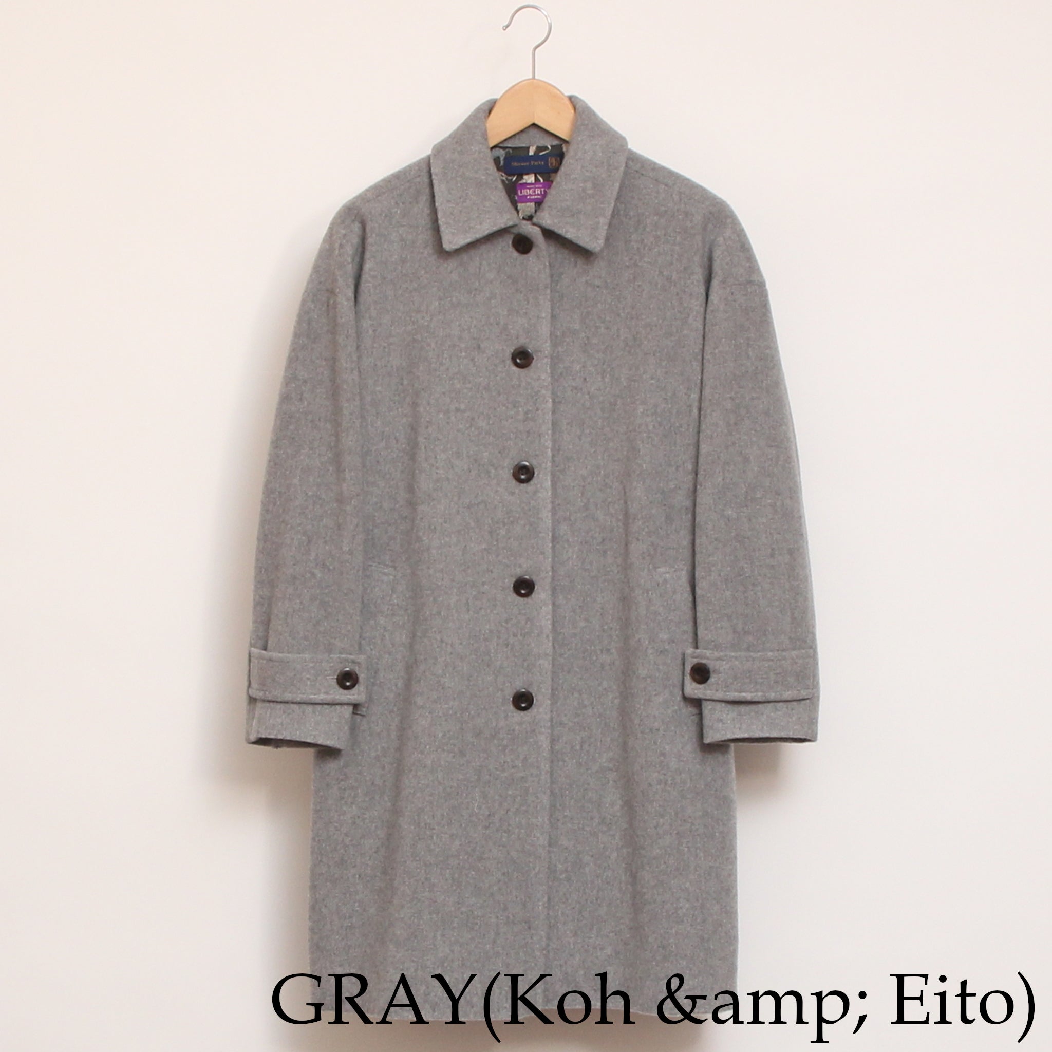 【再値下げ・30%OFF】【CAMELのみ ラスト1点】裏リバティステンカラーコート(2511)