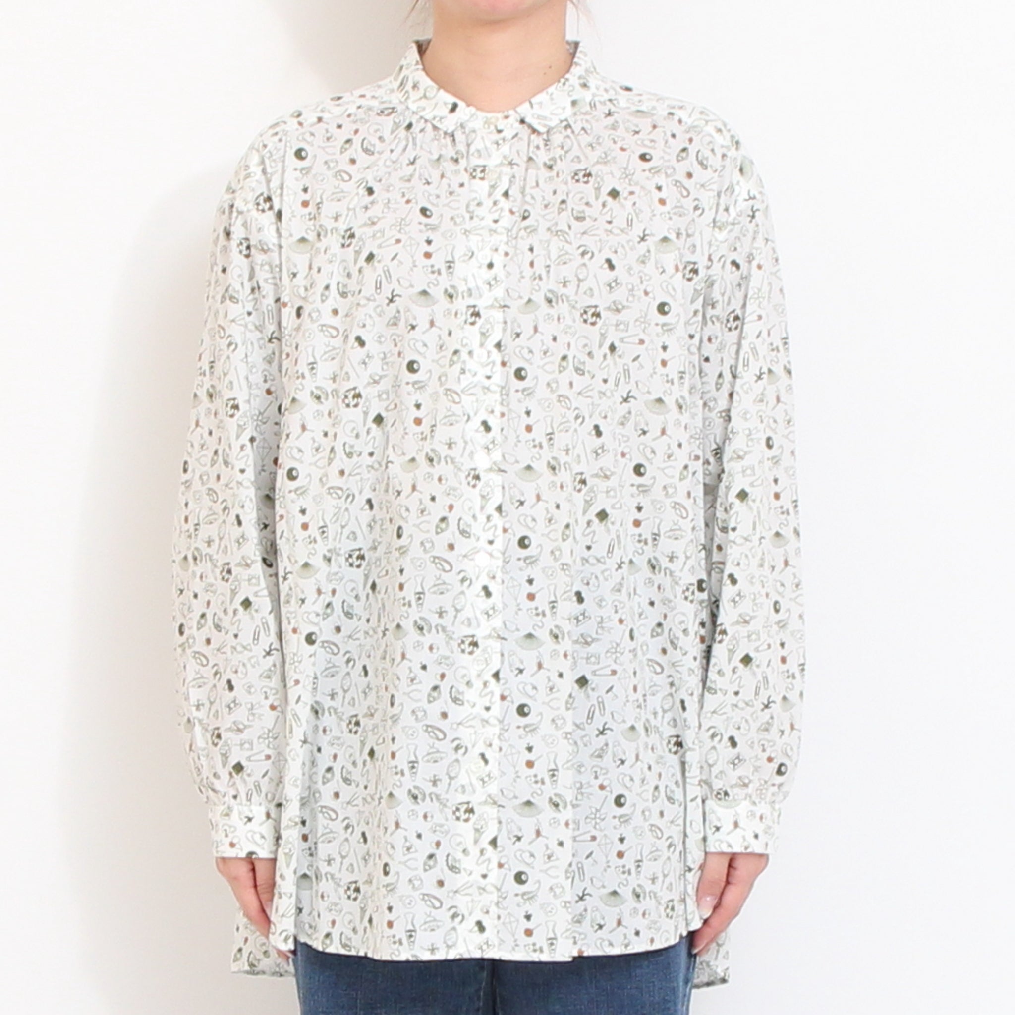 【30%OFF】【KHAKIラスト1点】リバティAラインチュニック(2603)