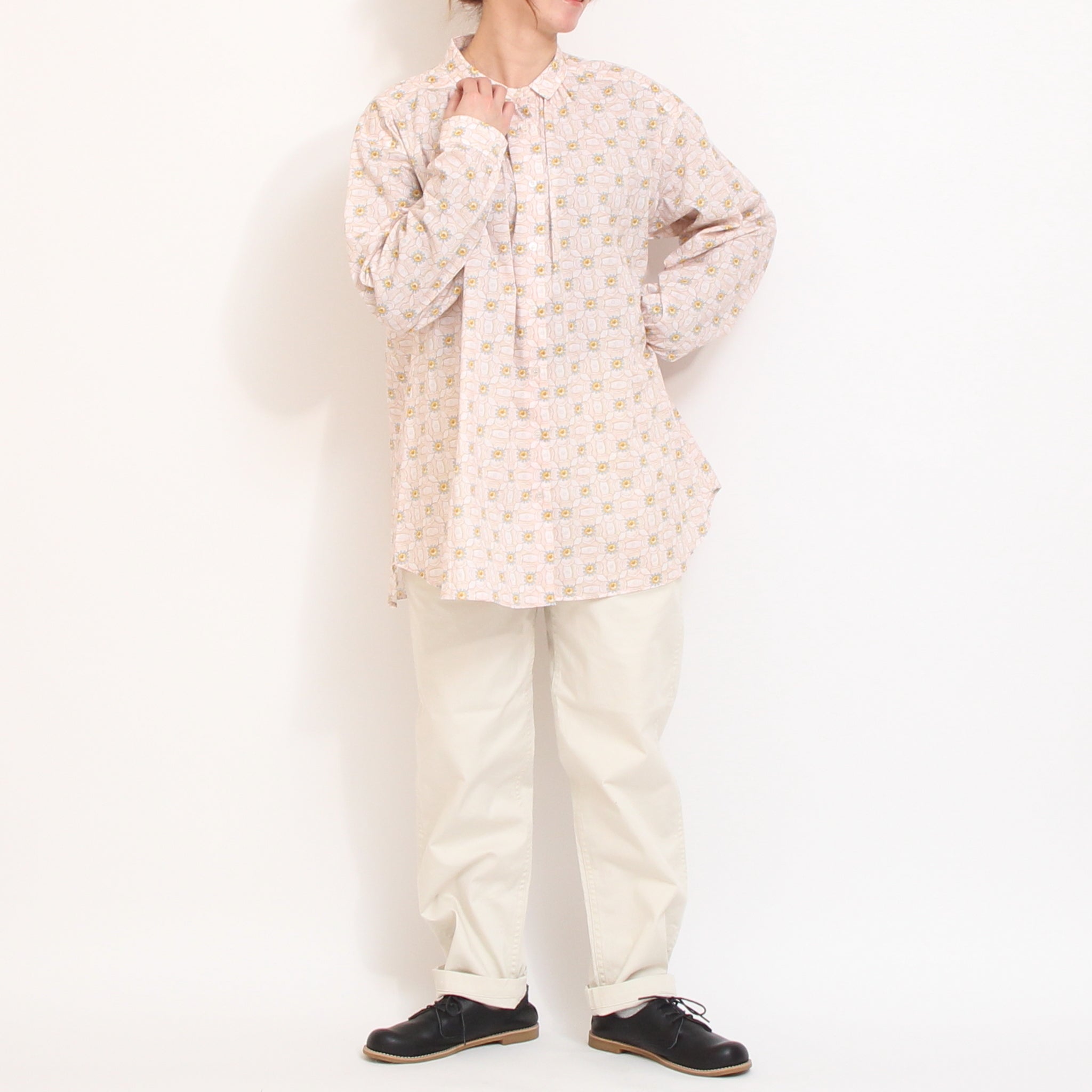【30%OFF】【KHAKIラスト1点】リバティAラインチュニック(2603)