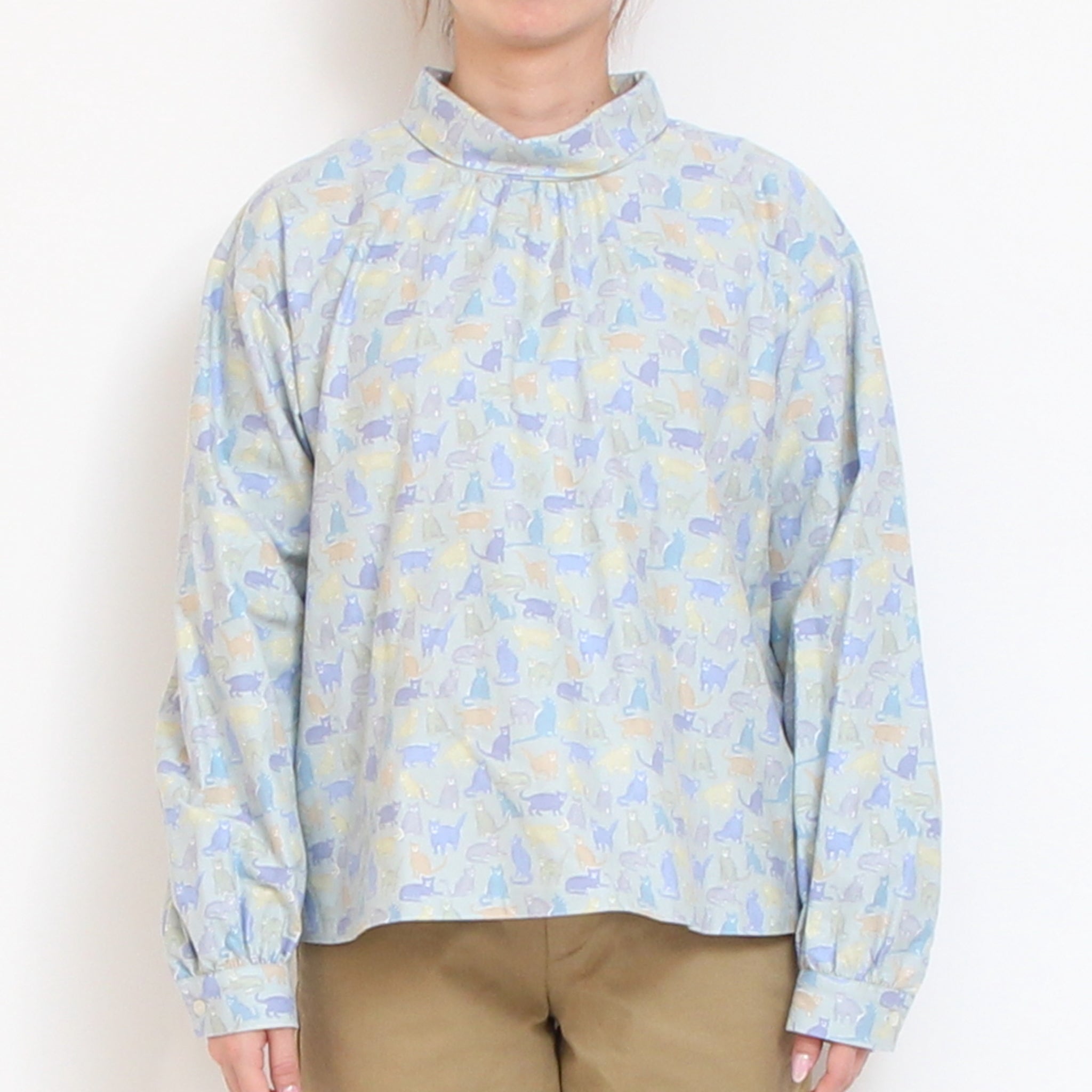 Cotton Flannelロールカラープルオーバー2601