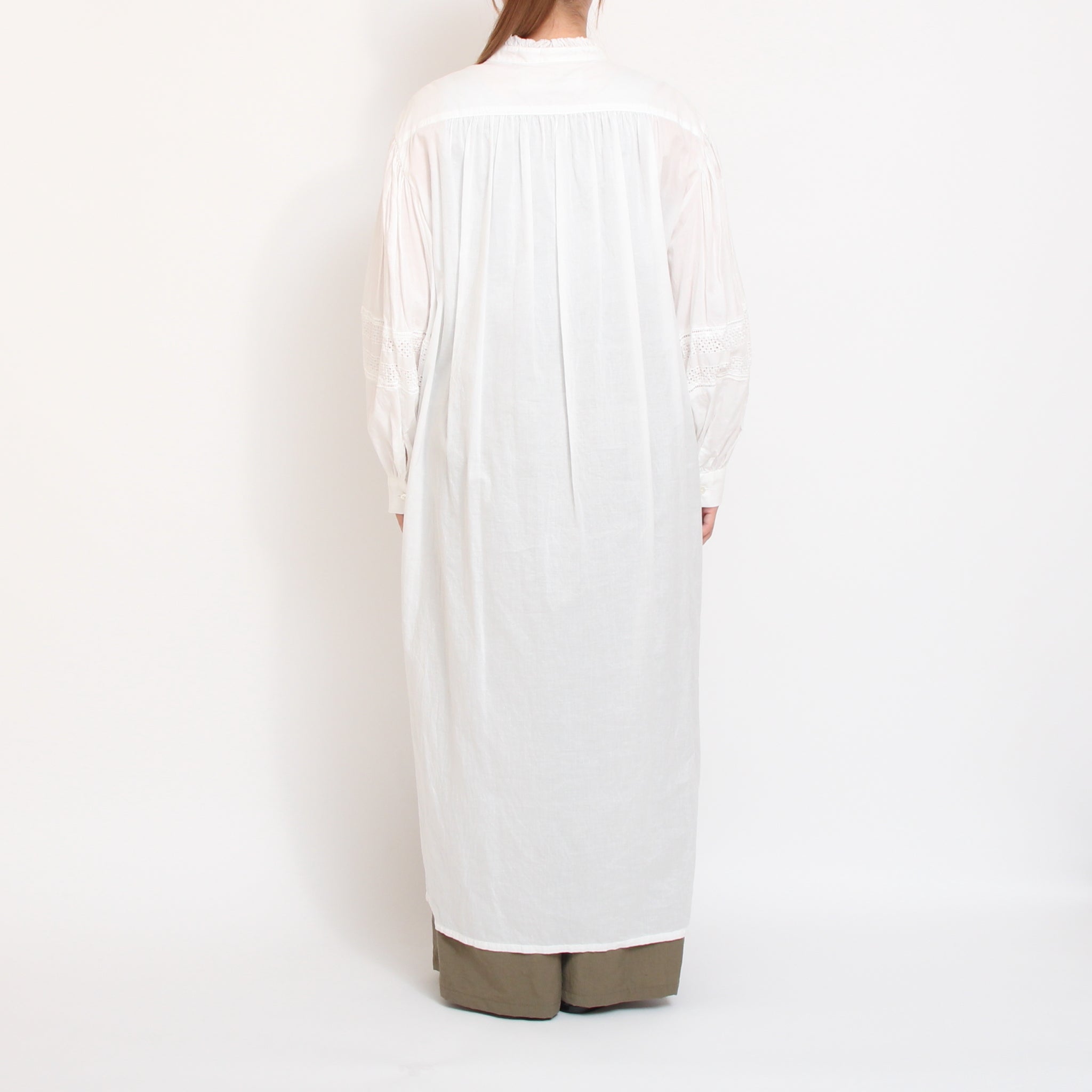 【30％OFF】【残り僅か】Midi Umiレースコンビフリルワンピース