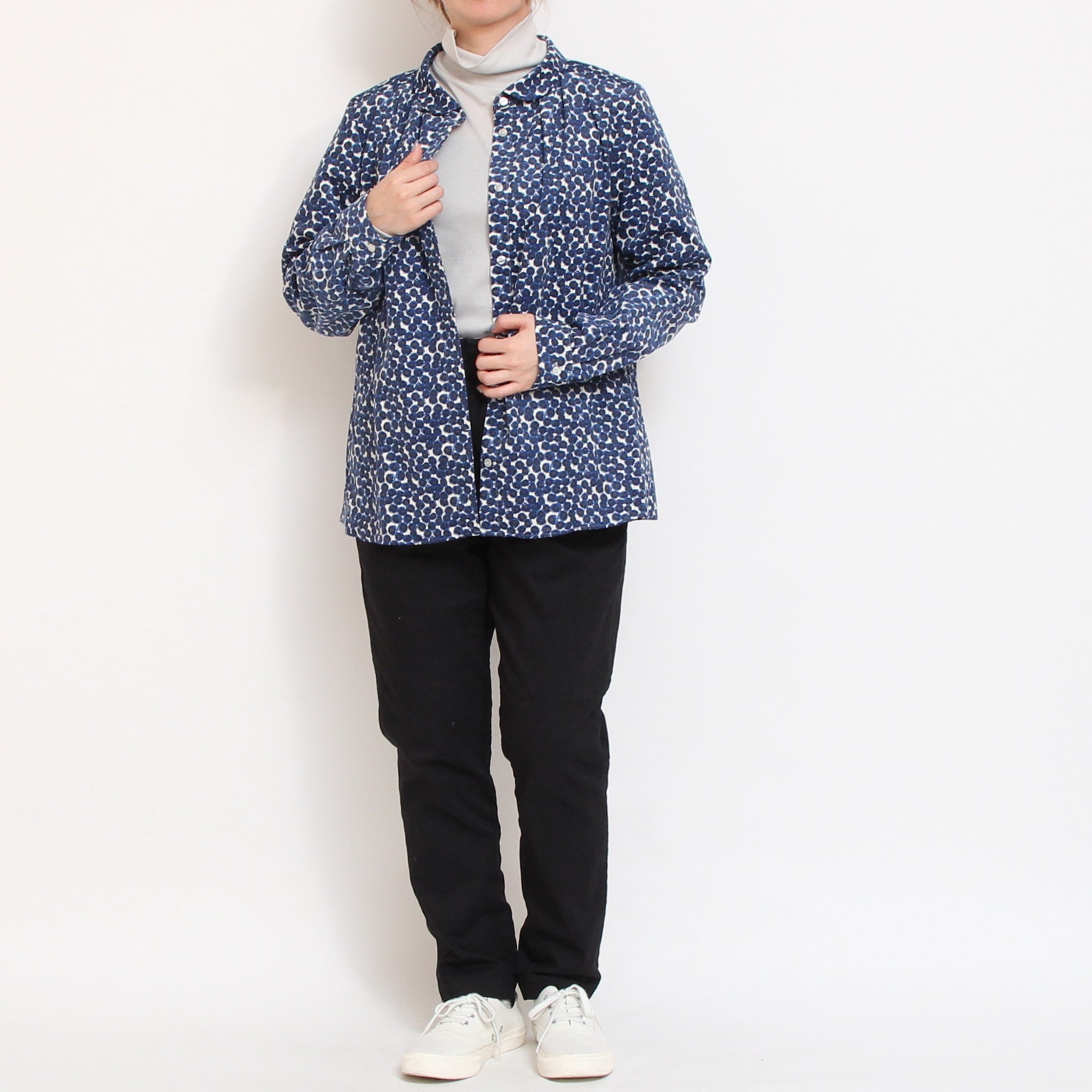 【IVORYラスト1点】NARUハイネックゆったりプルオーバー25