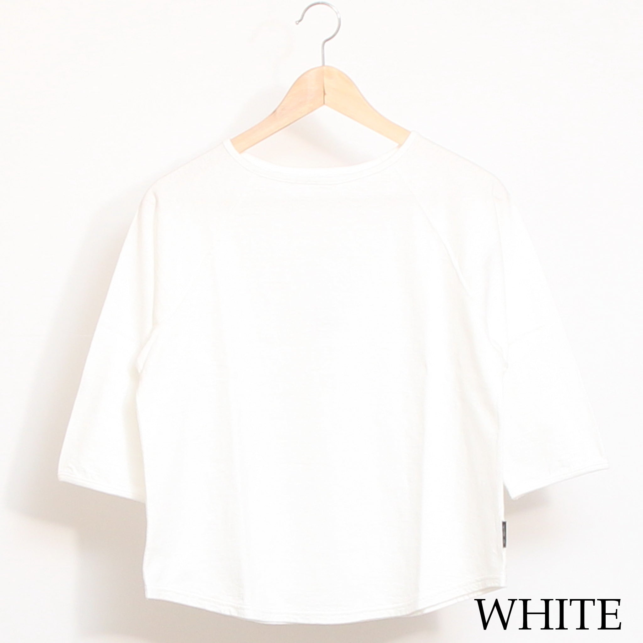 【NAVYラスト１点】to touch ラフィーコットン7分袖Tシャツ
