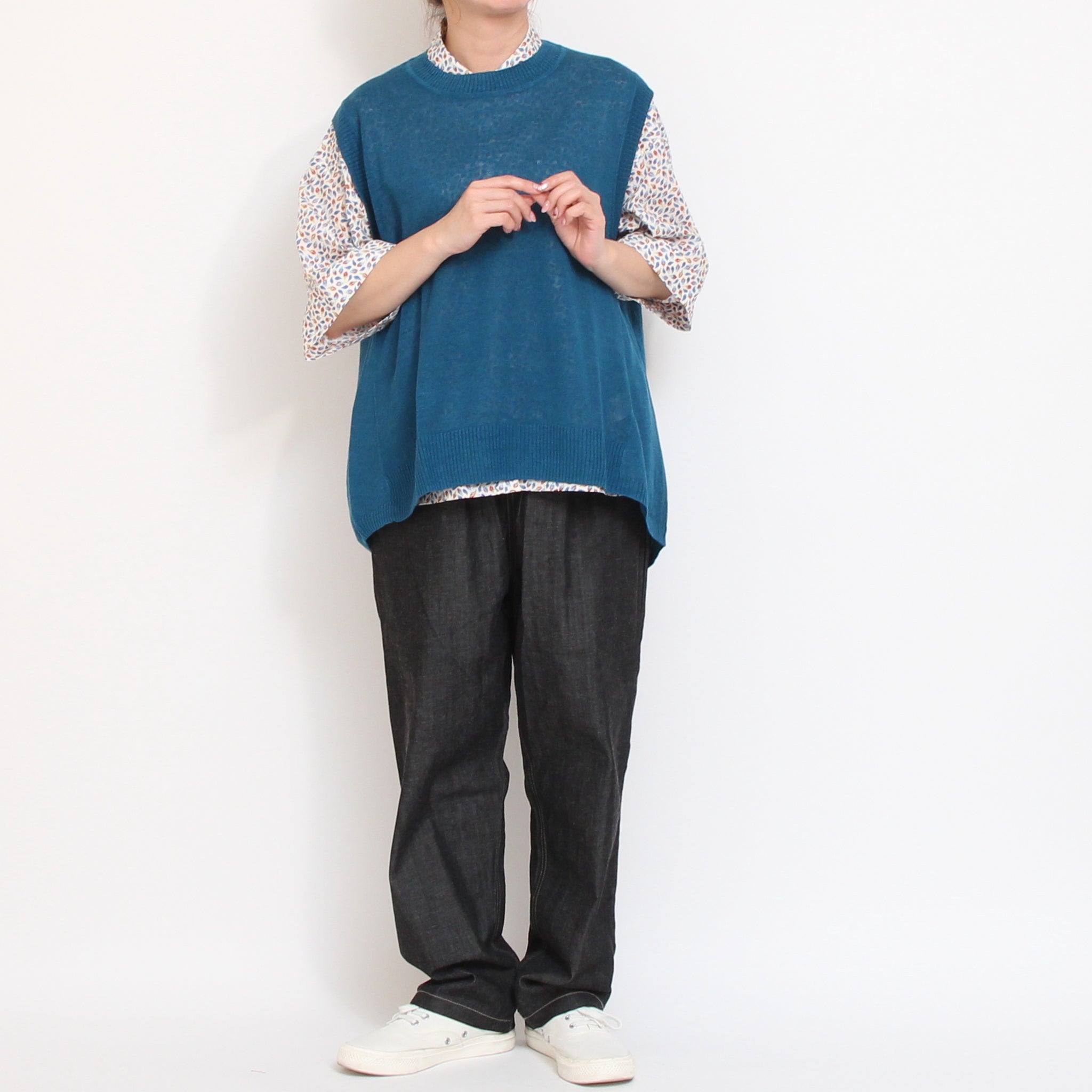 【YELLOW残り僅か】コットンリヨセル ワイドボックスシャツ2604