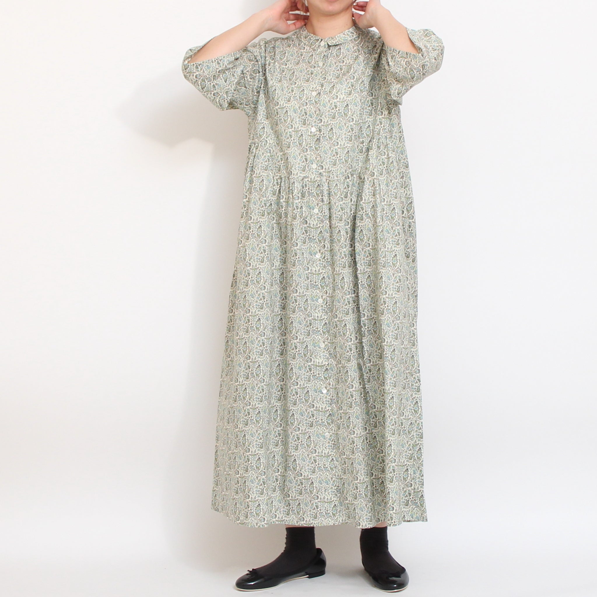 【13日までの限定価格】【新品】リバティ　ロングスカート　シャワーパーティー ワンピース｜エフォートレスな美しさ｜シャワーパーティー