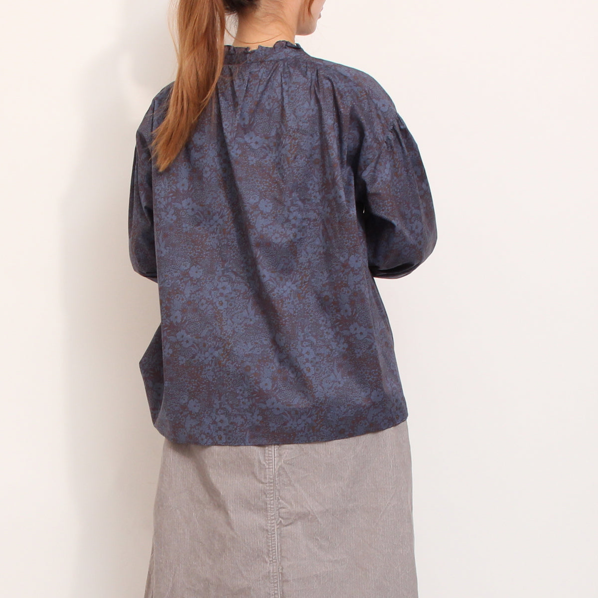 【吉祥寺本店限定商品】LIBERTYスタンドフリルギャザープルオーバー