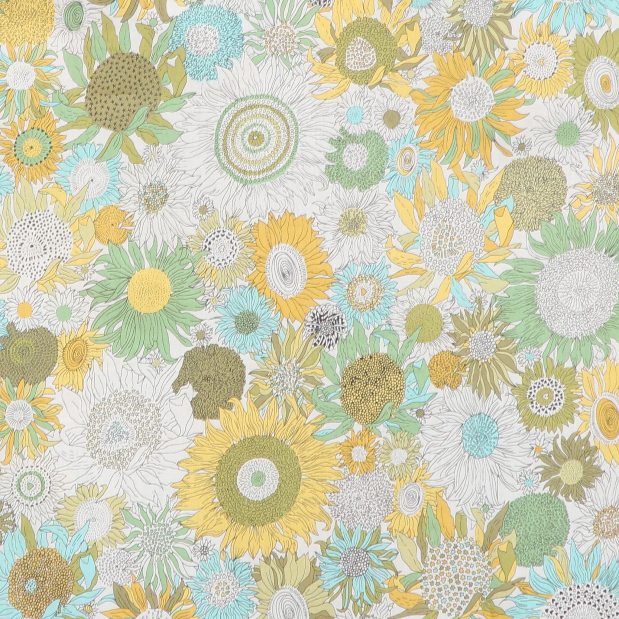 【期間限定15％OFF】【YELLOWのみ残り僅か】リバティ６分袖チビ衿シャーリングシャツ2605