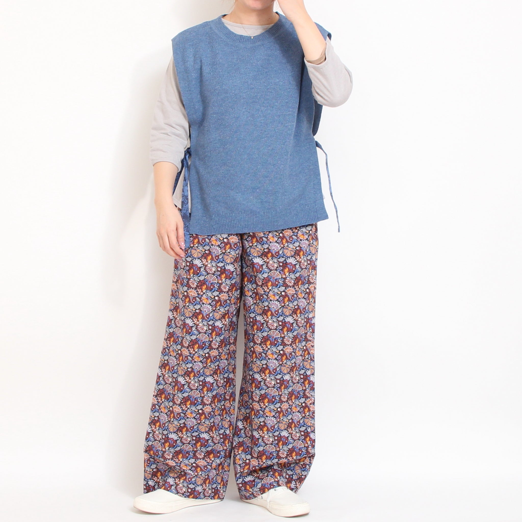 【30%OFF】リバティイージーワイドストレートパンツ2603